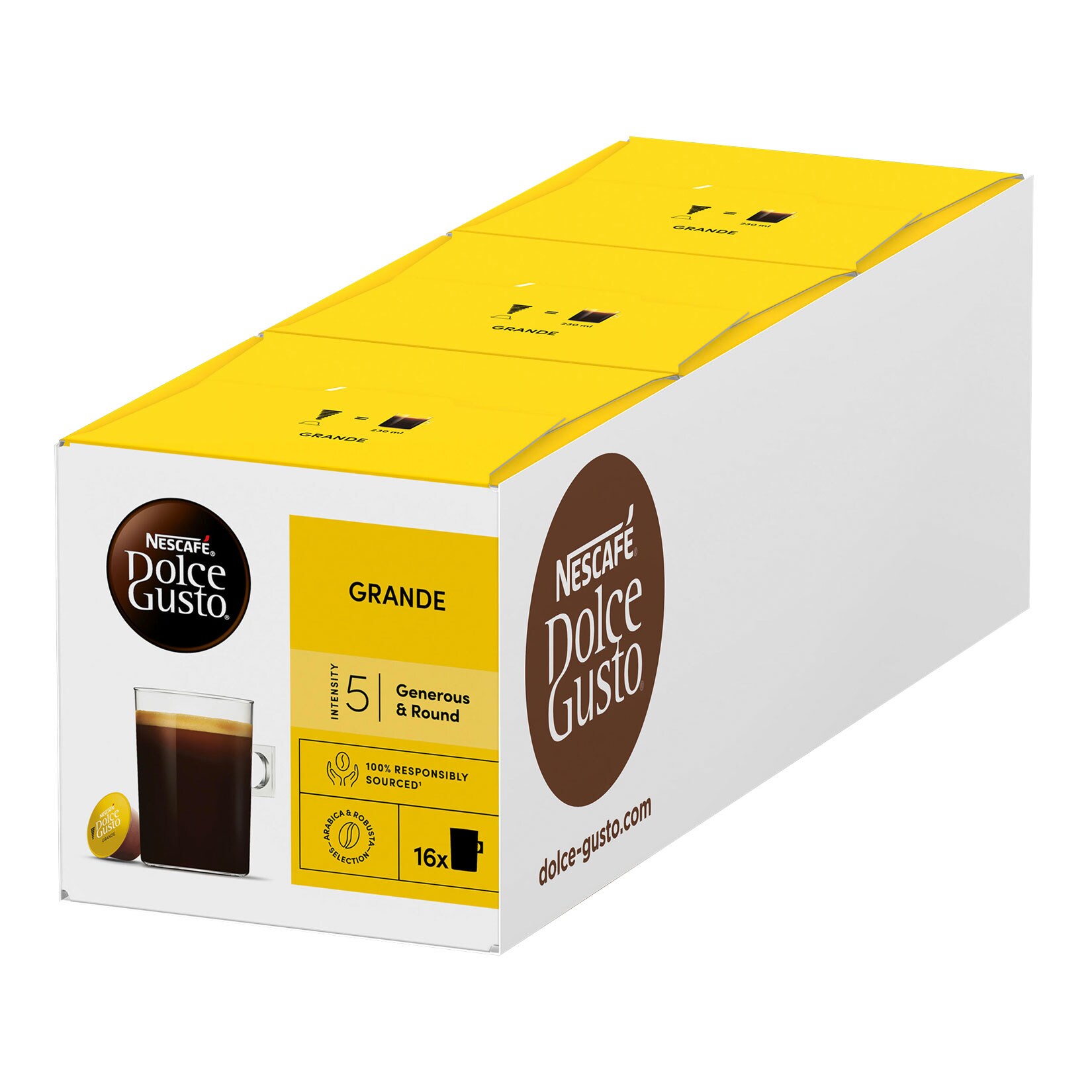Nescafe Dolce Gusto Crema Grande 136 g, 3er Pack - Bild 1