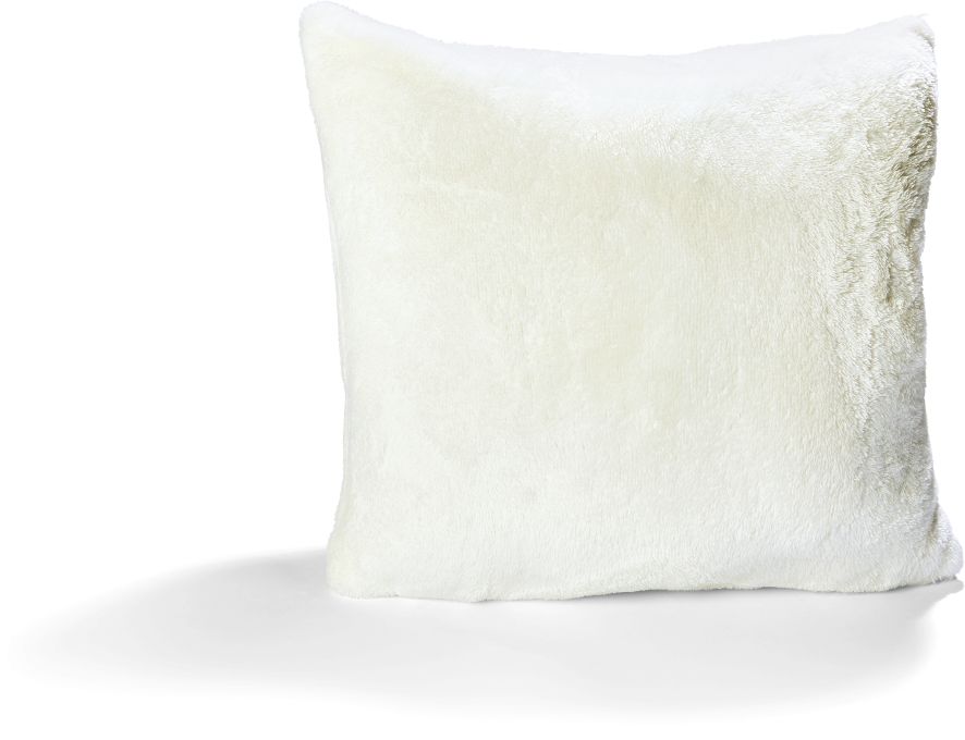 Dekor Kissen Teddyfleece - wollwei&szlig; - Bild 1