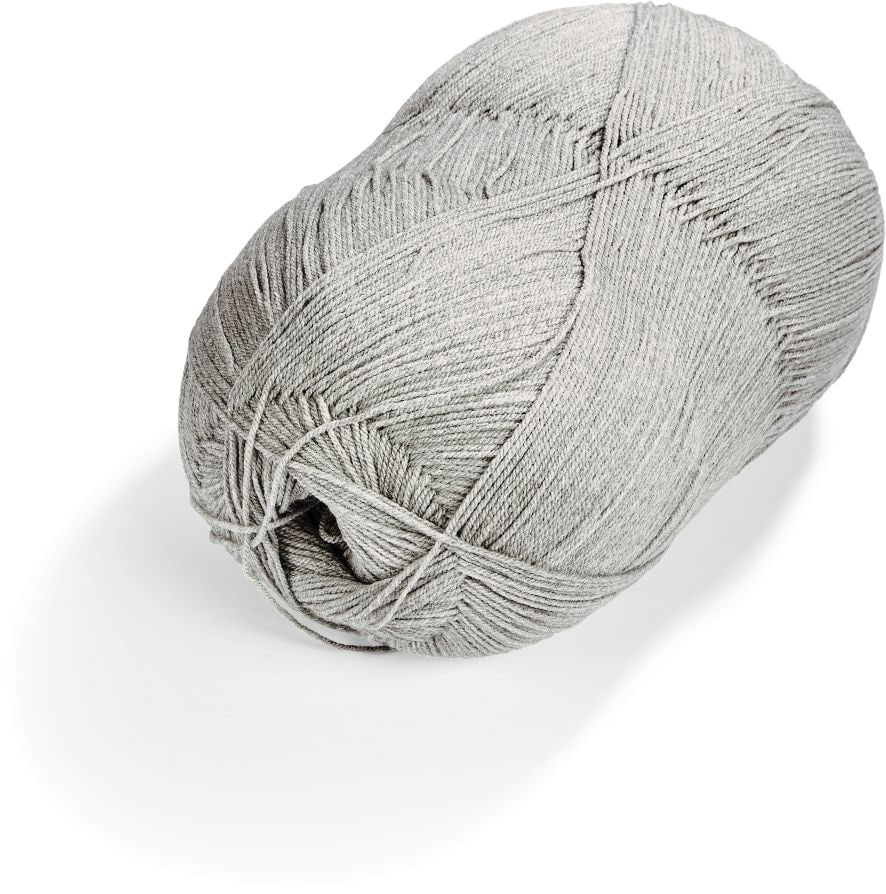 Dekor Strickgarn XXL 700gr, grau - Bild 1