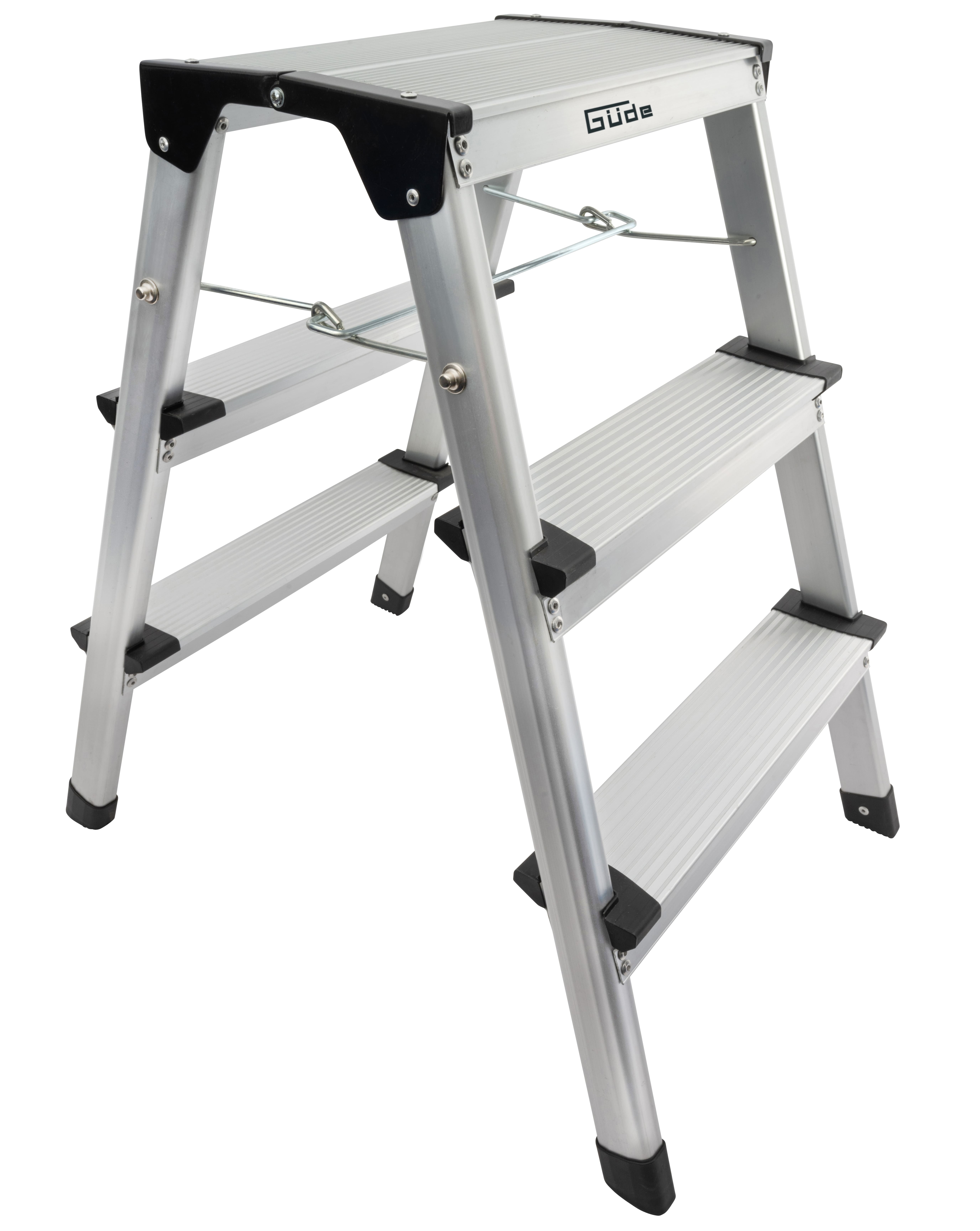 G&uuml;de Aluminium Trittleiter GAT 3S - Bild 1