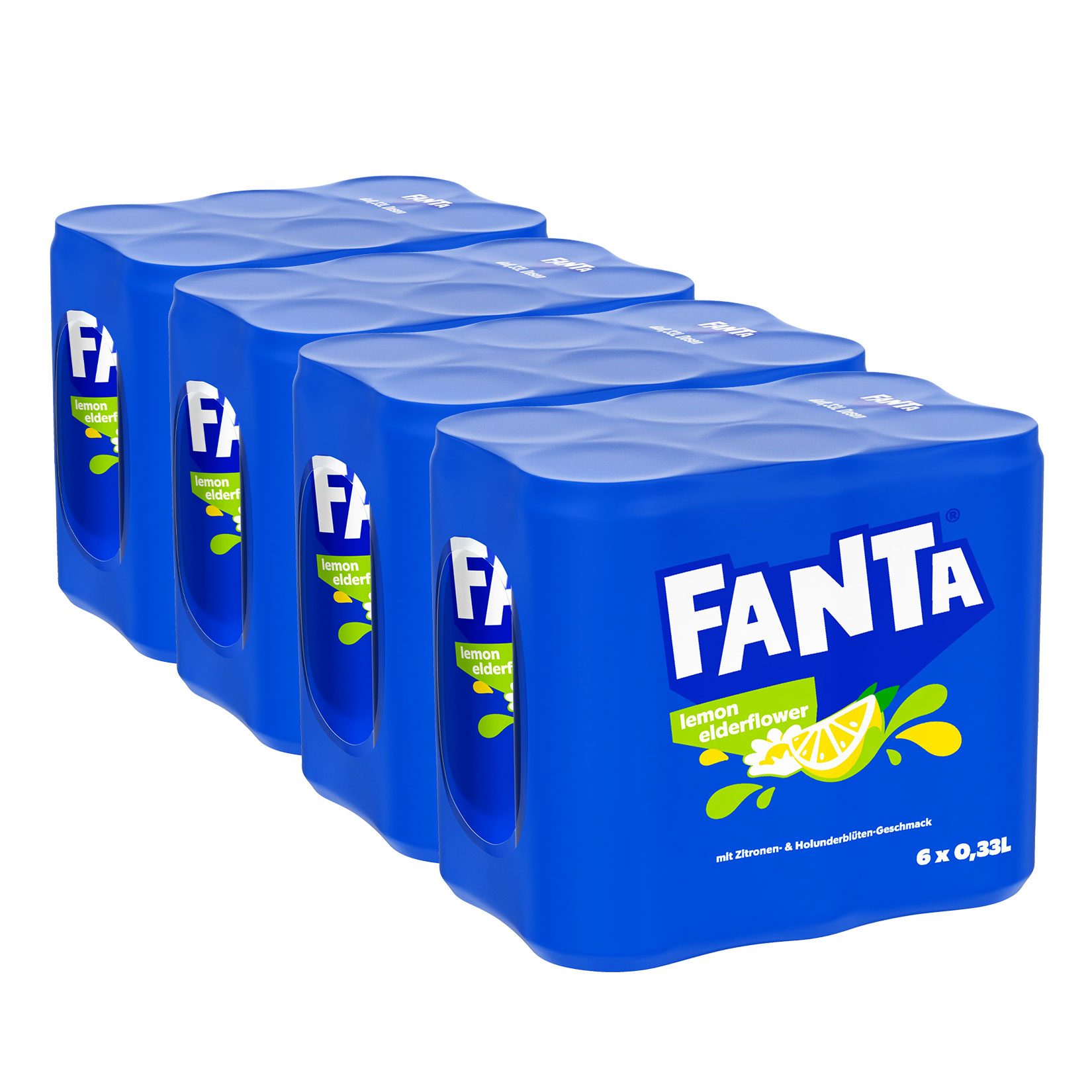 Fanta Zitrone-Holunderbl&uuml;te 0,33 Liter Dose, 24er Pack - Bild 1