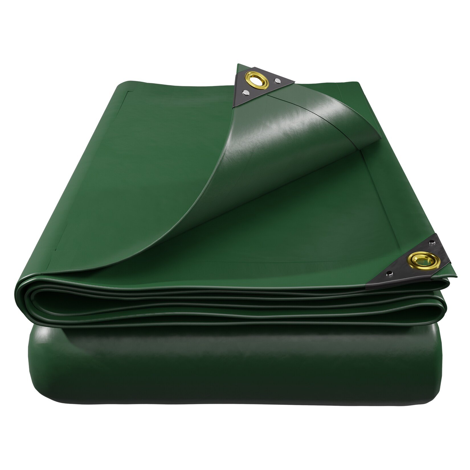 VESKA® Profi Abdeckplane /m² Gewebeplane, Schutzplane, Bootsplane, Poolabdeckung, Zeltunterlage, LKW Plane für Camping & Outdoor Garten - 4x8m - 32m² - grün