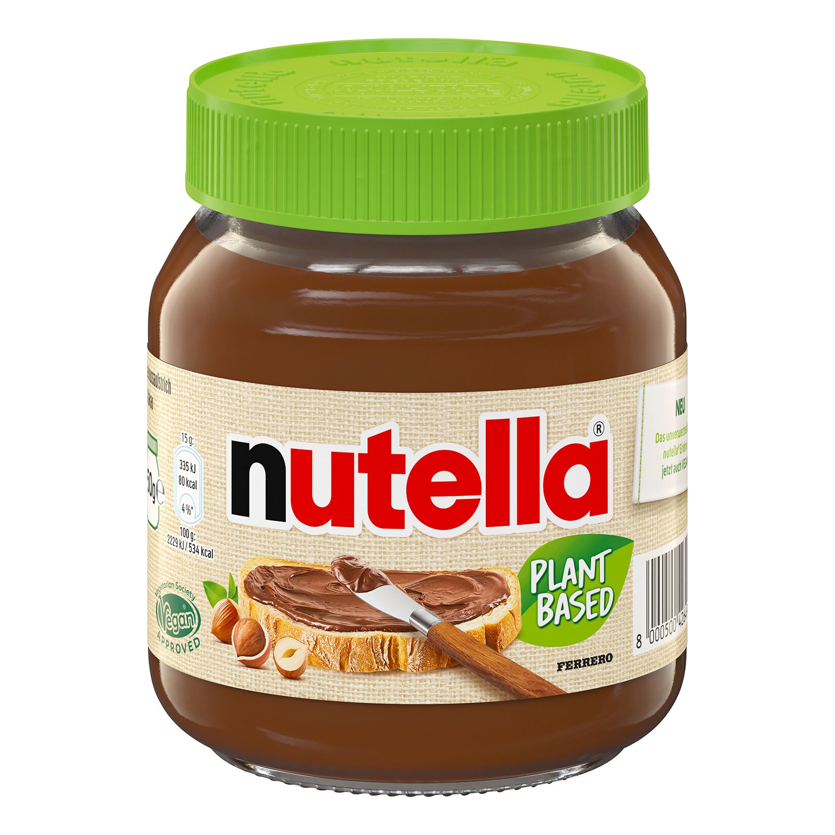 Nutella plant based vegan 350 g - Bild 1