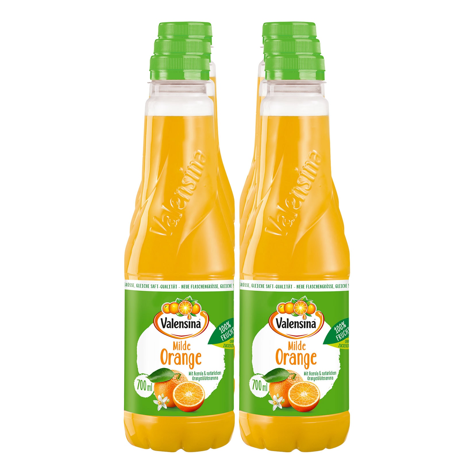 Valensina Milde Orange 0,7 Liter, 6er Pack - Bild 1