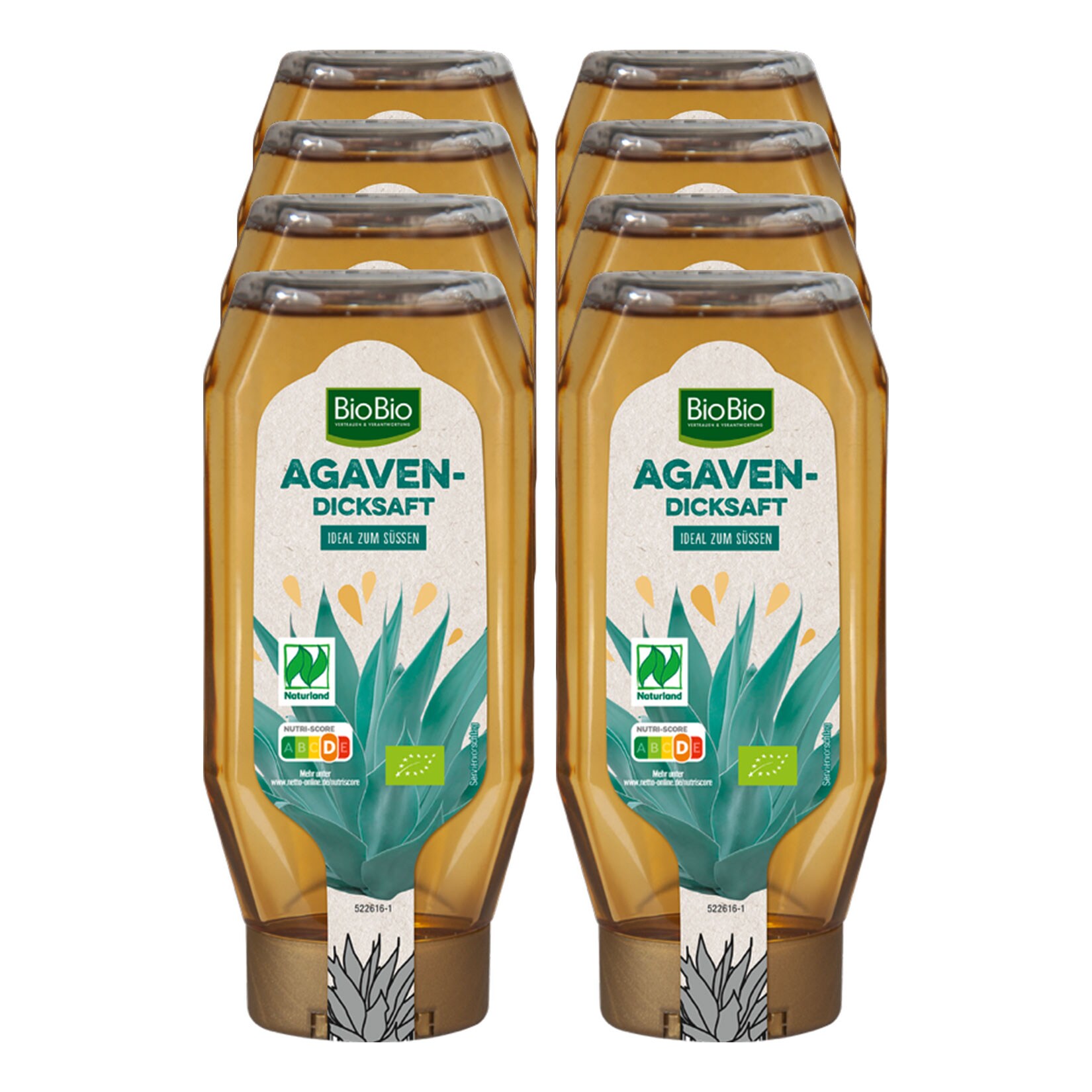 Bio Bio Bio Agavendicksaft 360 ml, 8er Pack