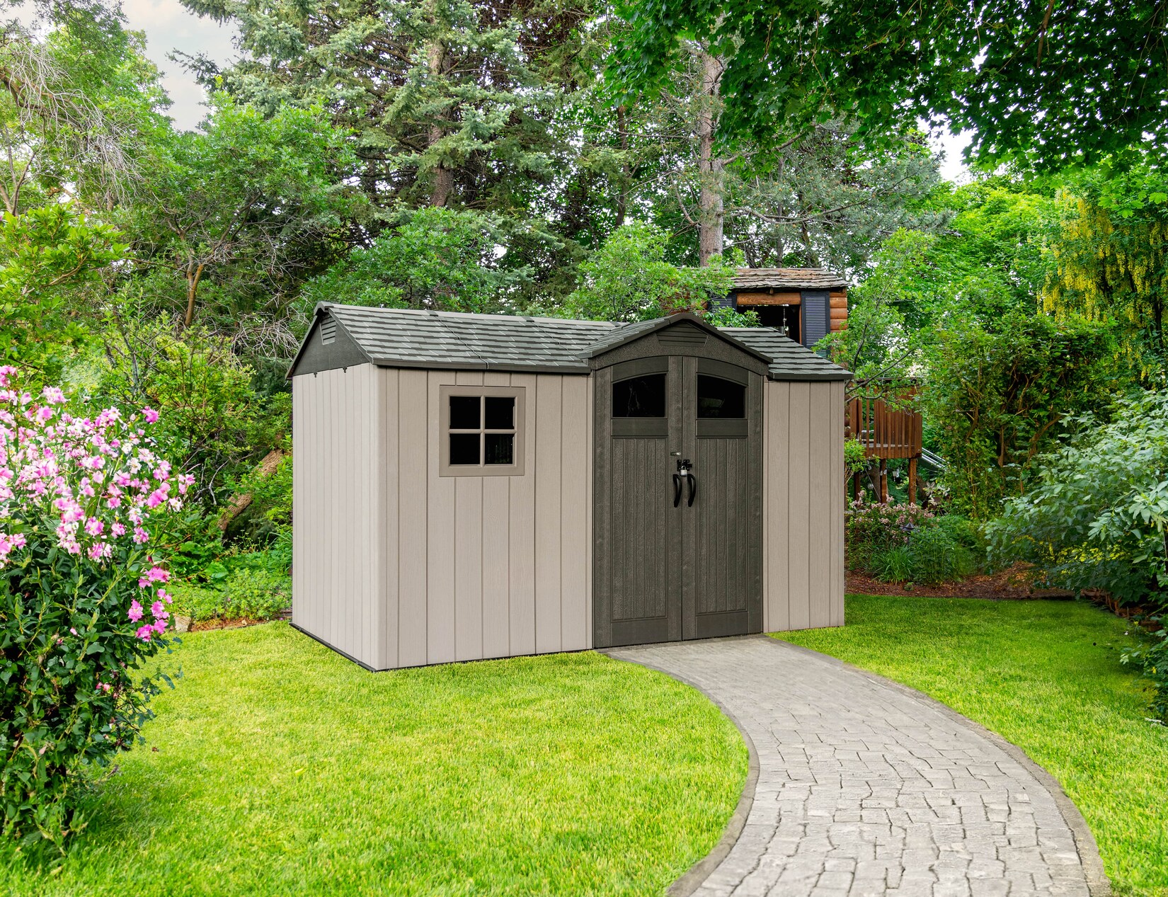 Lifetime Gerätehaus Pluto Grau 213,3×356,2×225,3cm | 00081483833538