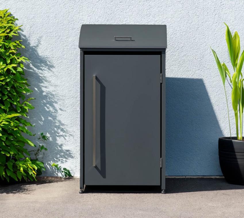 Westmann Mülltonnenbox Moderna 1 1x 240 L Anthrazit 83x72x135cm