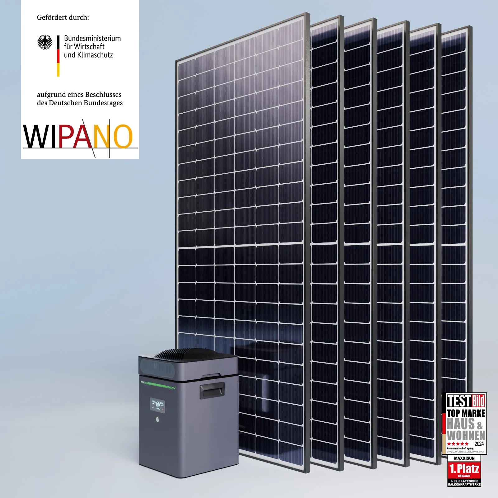 Maxxicharge V2 Komplettset 3000Wp | 3600W BOOST Output | Maxxicharge 5.0 | Ohne Montagesystem - Bild 1