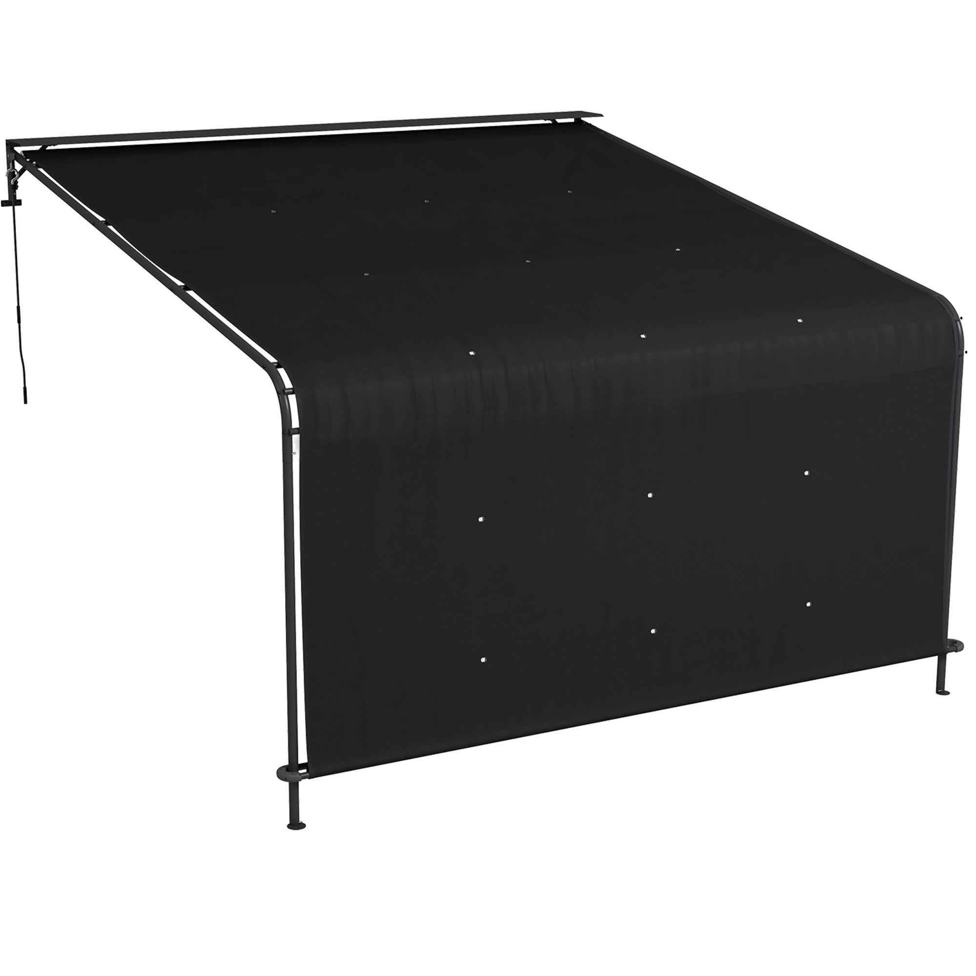 Outsunny Pergola Stahl, Polyester - Bild 1