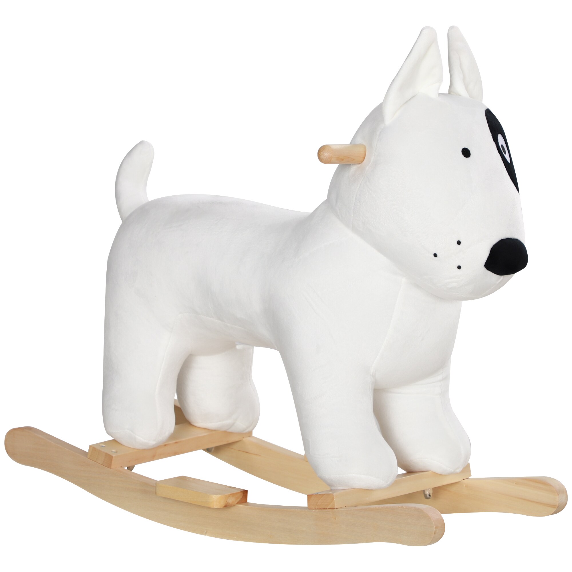 AIYAPLAY Schaukeltier Metall, Pl&uuml;sch - Bild 1