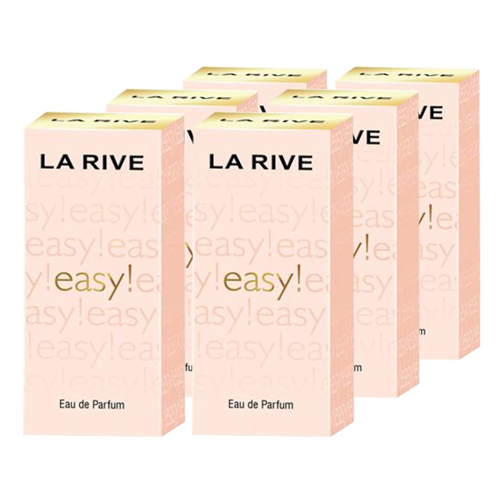 La Rive Eau de Parfum Easy! 75 ml, 6er Pack - Bild 1