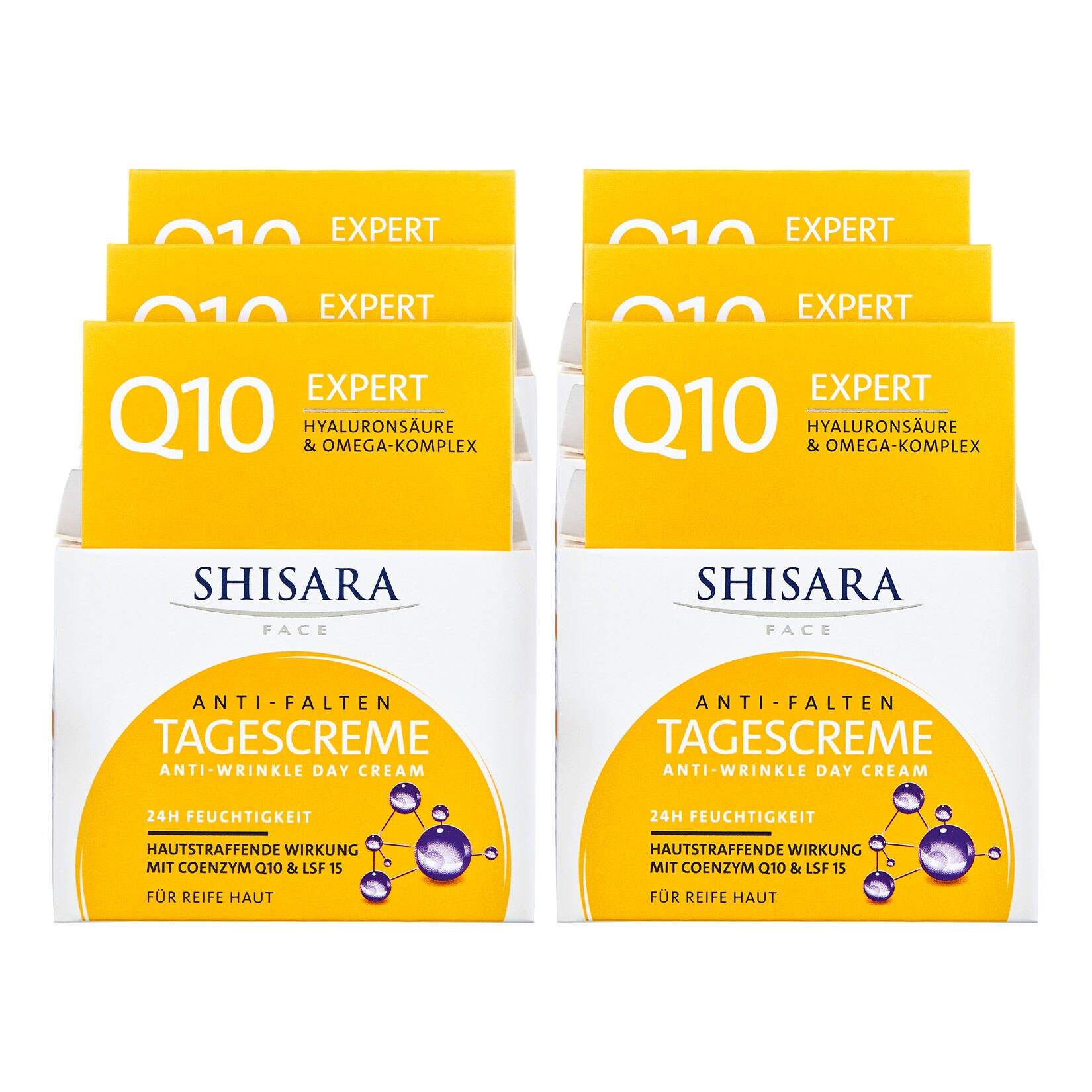 Shisara Tagescreme Q10 50 ml, 6er Pack - Bild 1