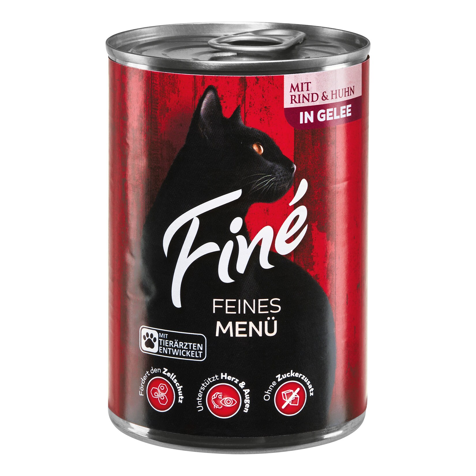 Fine Katzennahrung in Gelee 400 g, verschiedene Sorten, 20er Pack online  kaufen bei Netto
