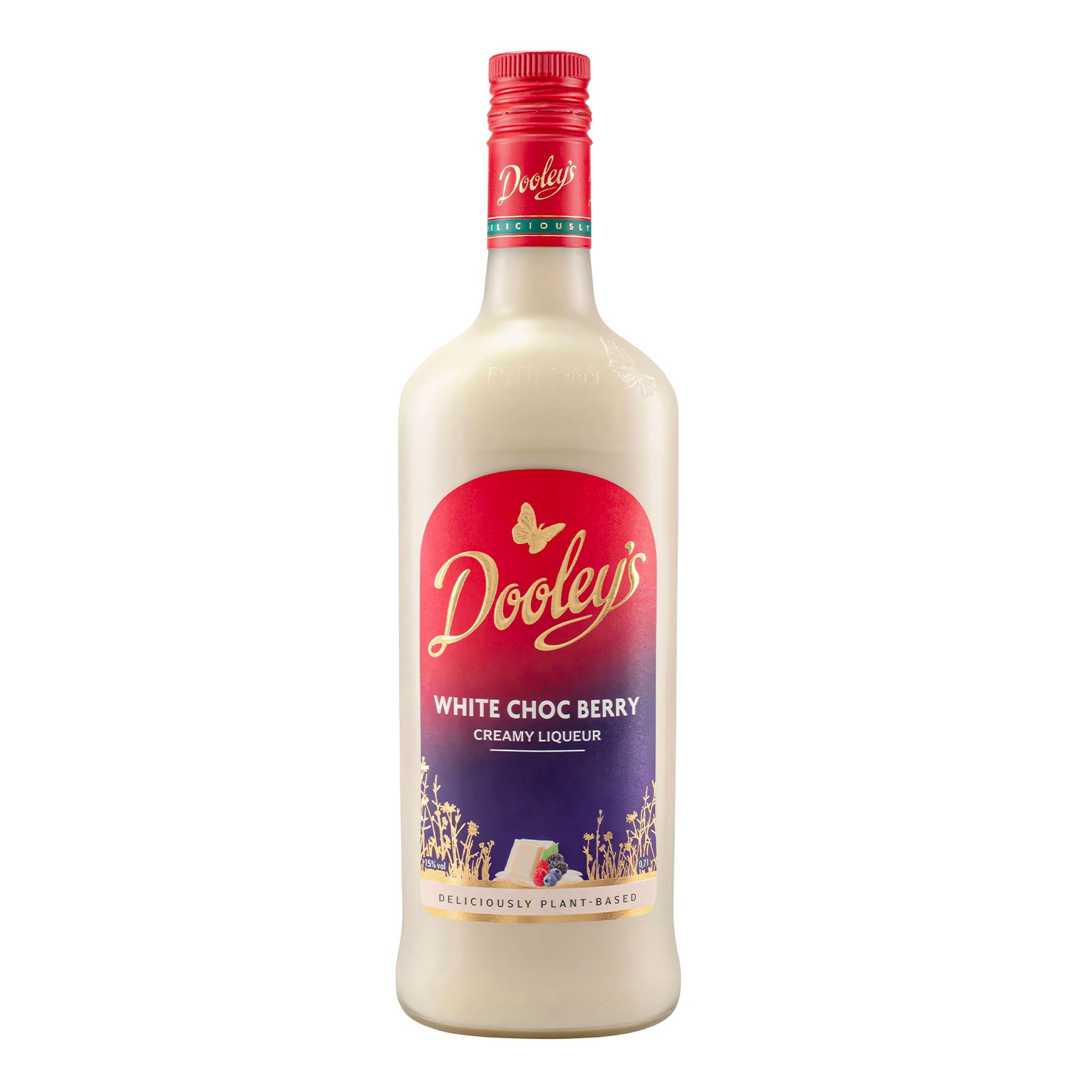 Dooley's White Choc Berry Plant Based 15,0 % vol 0,7 Liter - Bild 1