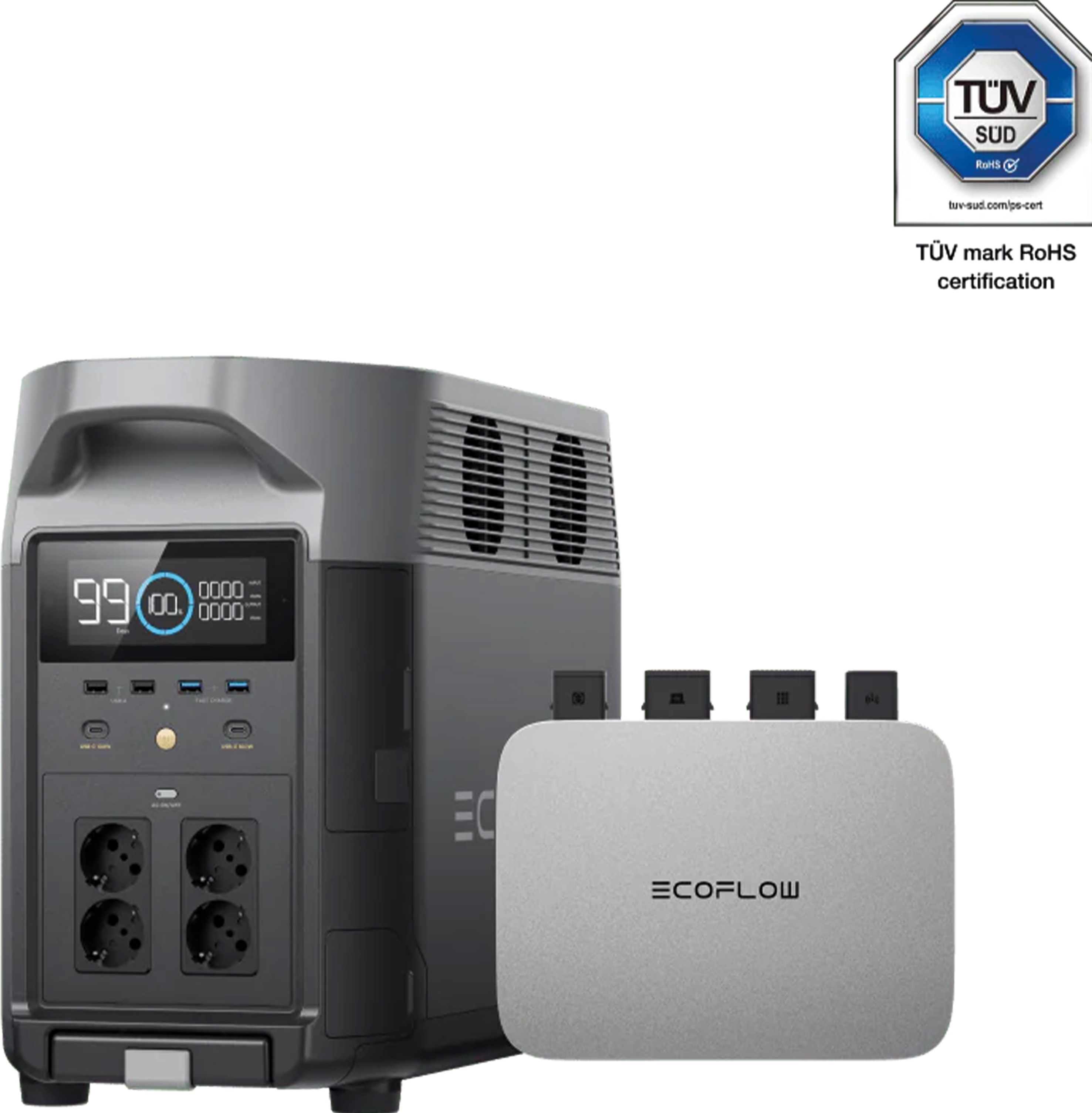 ECOFLOW&nbsp;Delta&nbsp;Pro&nbsp;+&nbsp;Micro&nbsp;Inverter&nbsp;800W&nbsp;-&nbsp;BUNDLE - Bild 1