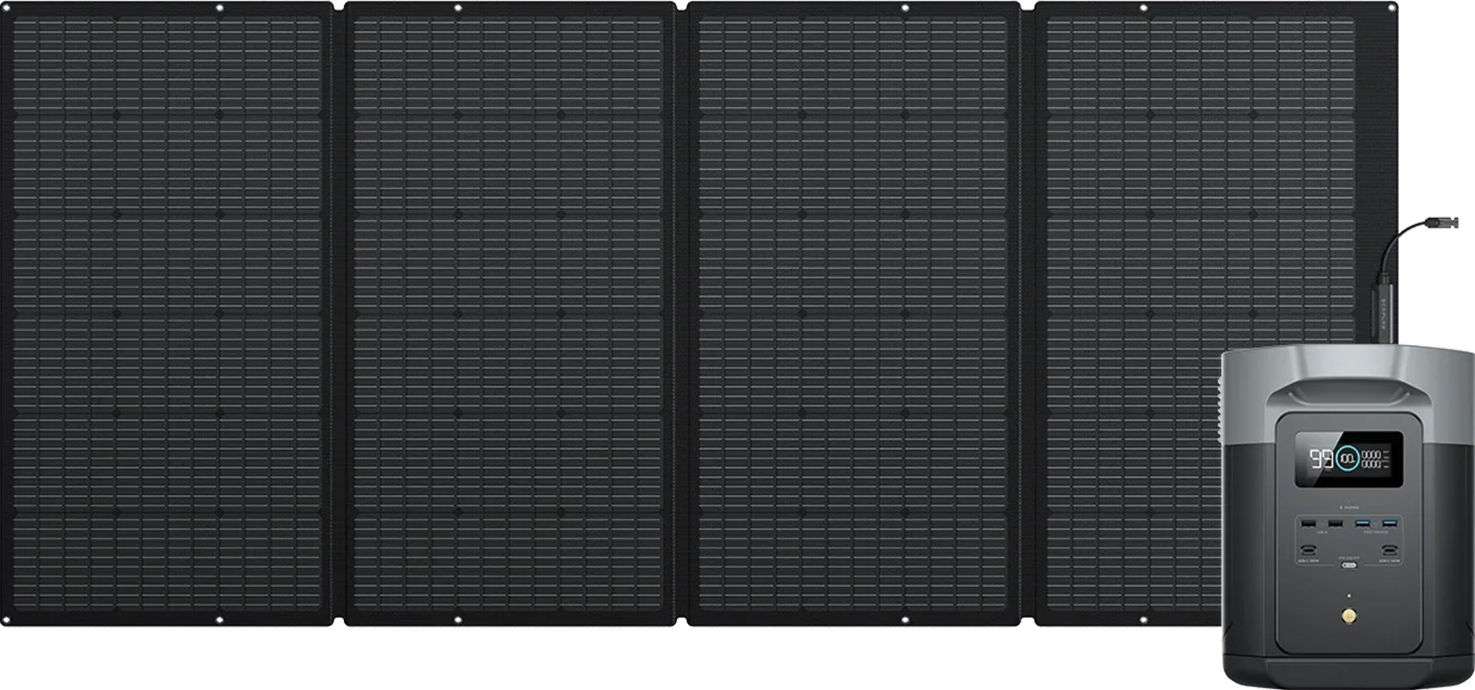 ECOFLOW&nbsp;Delta&nbsp;2&nbsp;Max&nbsp;+&nbsp;400W&nbsp;Solarpanel&nbsp;-&nbsp;BUNDLE - Bild 1