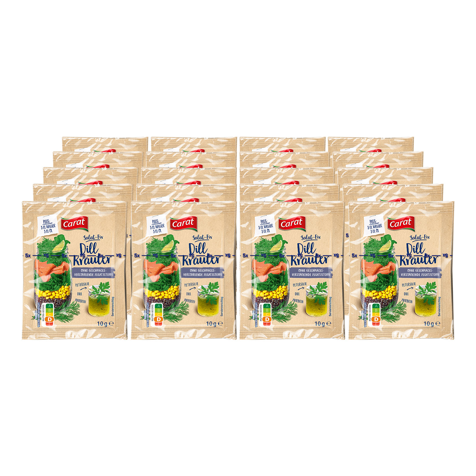 Carat Salatfix Dillkr&auml;uter ergibt 5 x 90 ml, 20er Pack - Bild 1