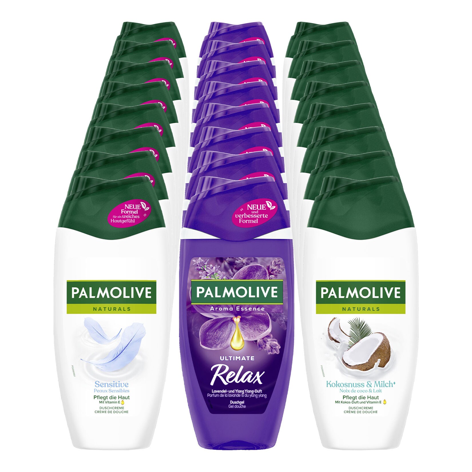 Palmolive Duschgel 250 ml, verschiedene Sorten, 24er Pack - Bild 1