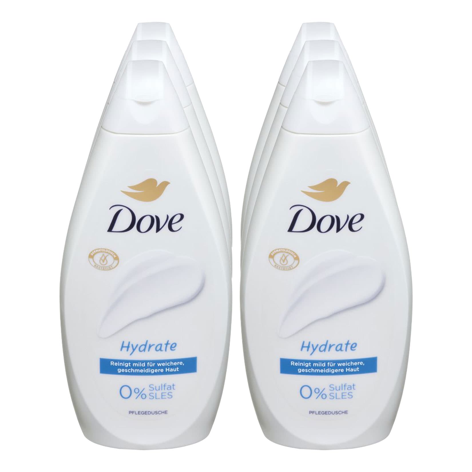 Dove Duschgel Hydrate 450 ml, 6er Pack - Bild 1