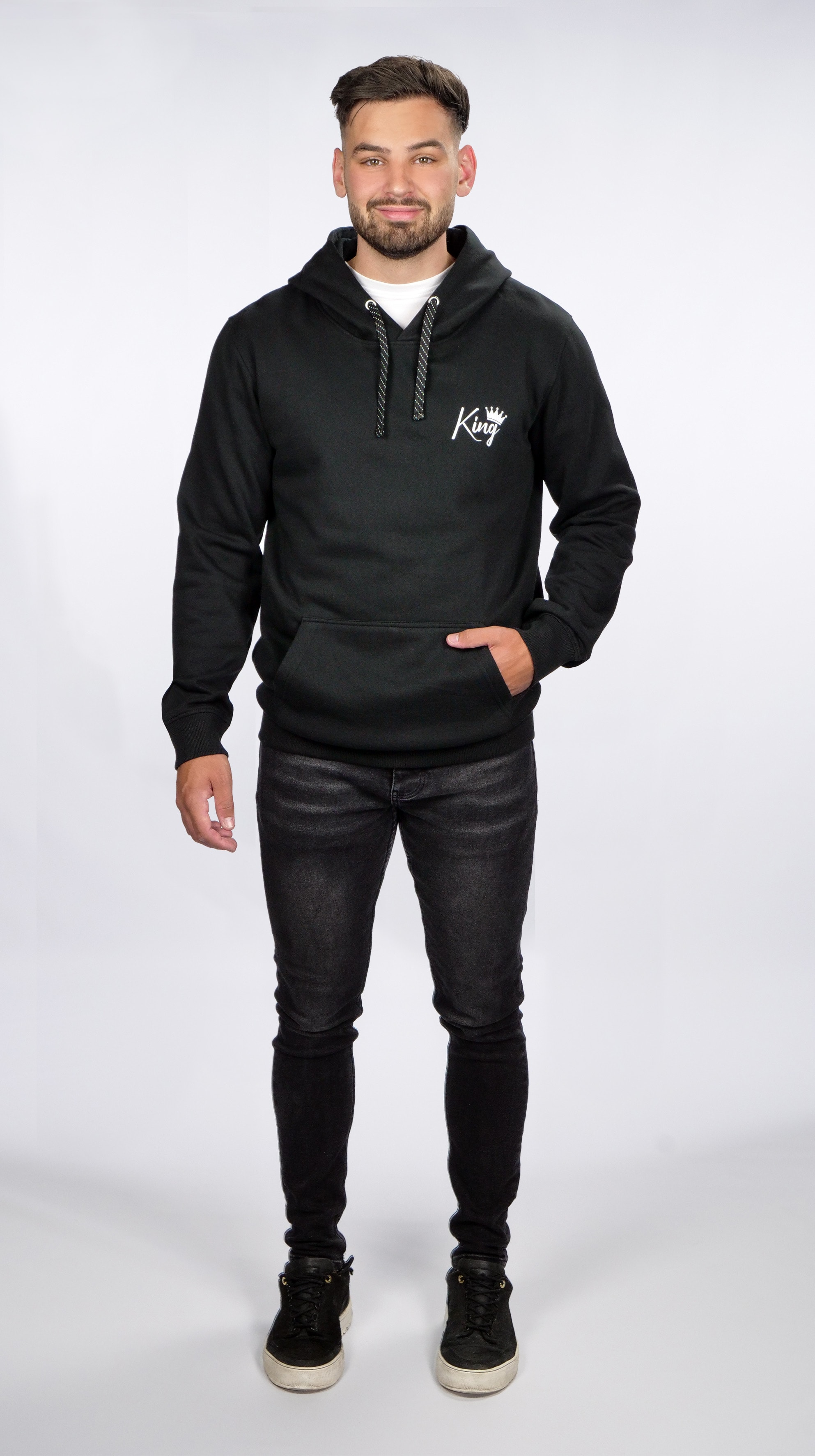 Partnerhoodie - Herren Schwarz Gr.XXL - Bild 1