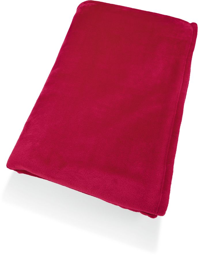 Dekor Wohndecke XXL - rot uni - Bild 1