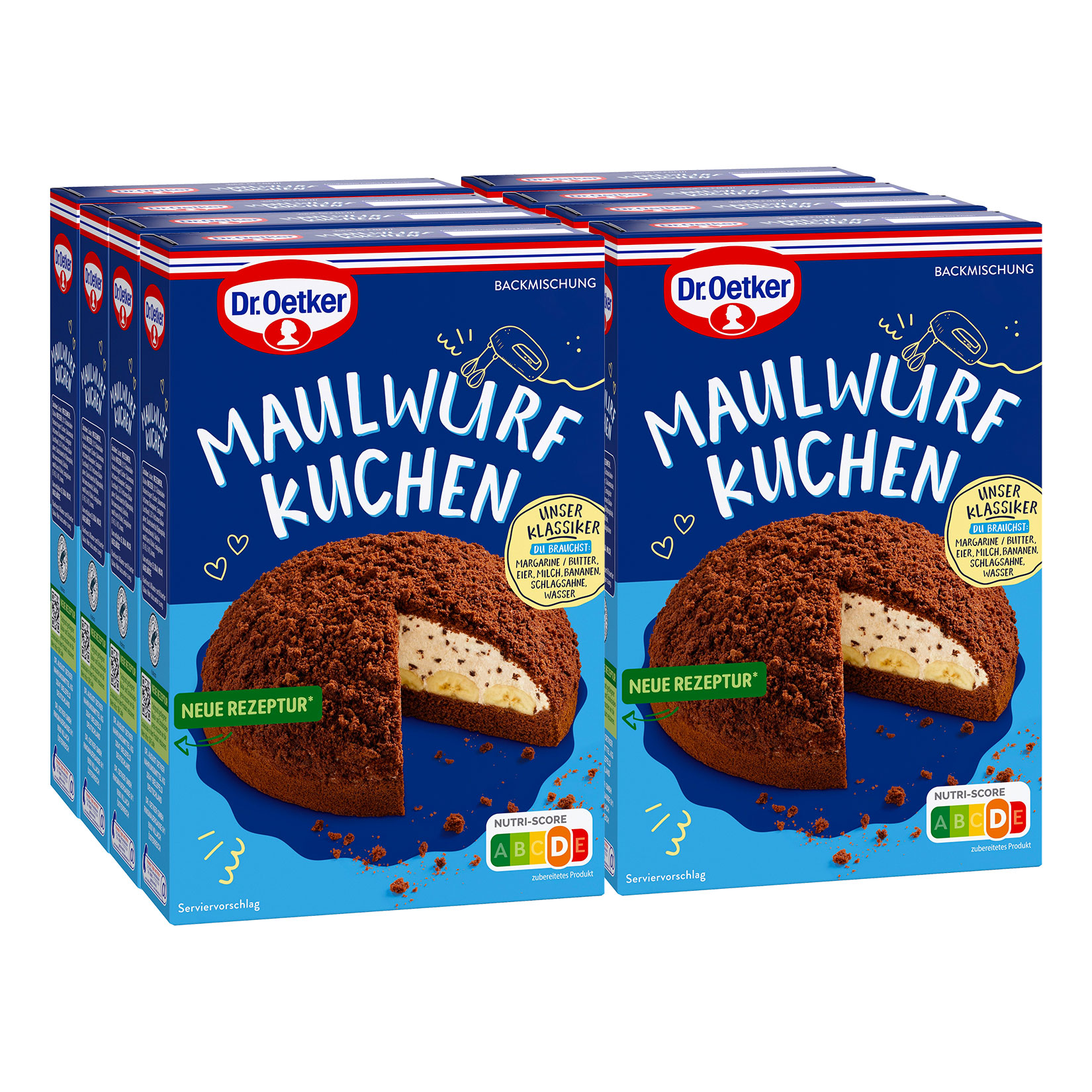 Dr. Oetker Backmischung Maulwurfkuchen 435 g, 8er Pack - Bild 1