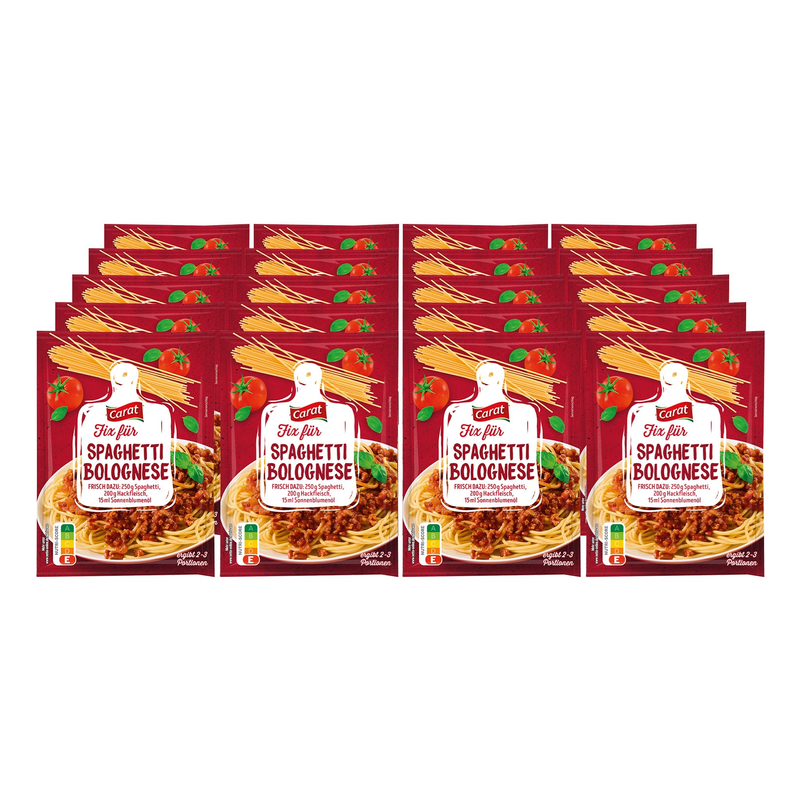 Carat Fix Spaghetti Bolognese 40 g, 20er Pack - Bild 1