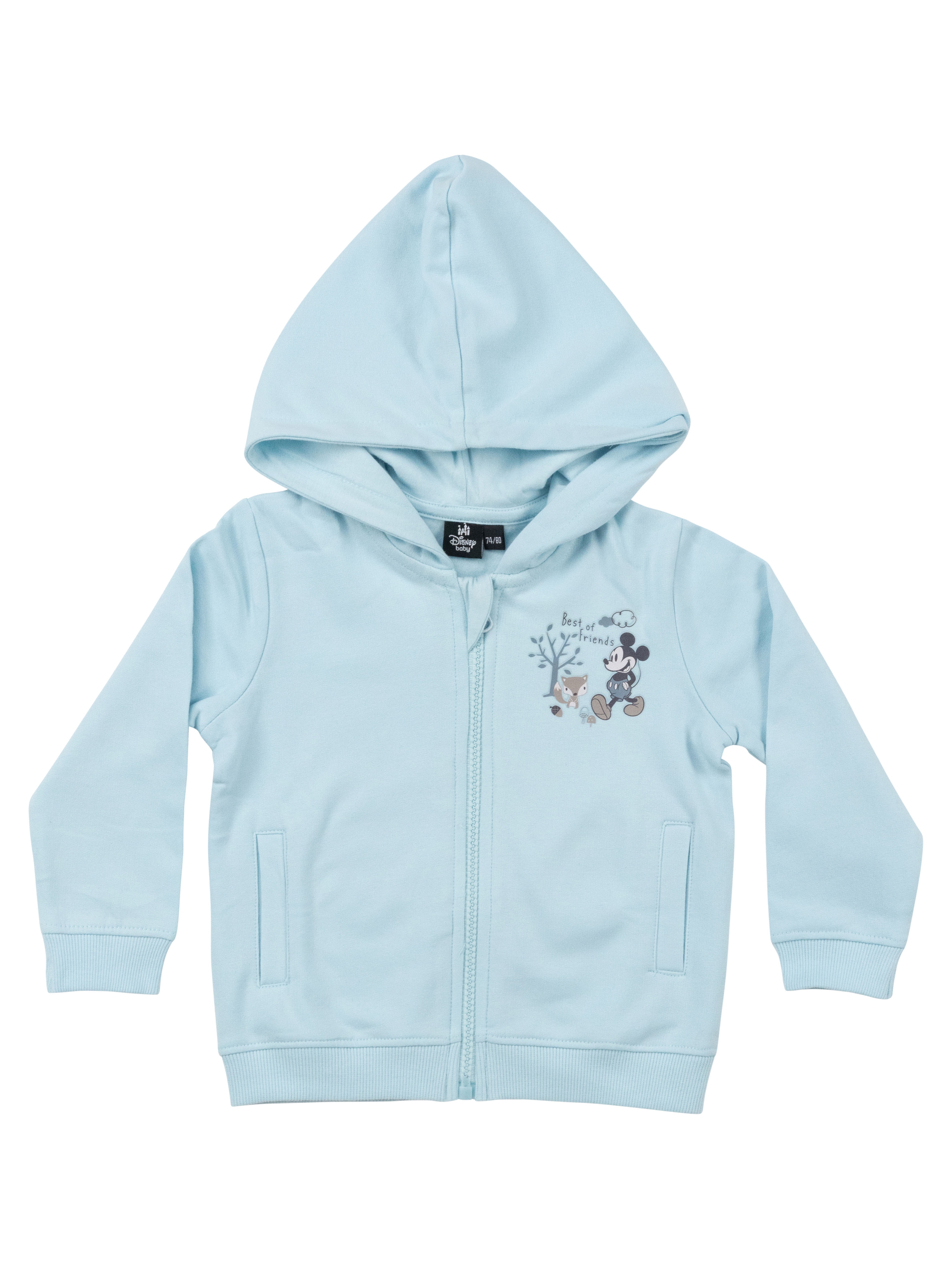 Baby Sweatjacke - blau 86-92 - Bild 1