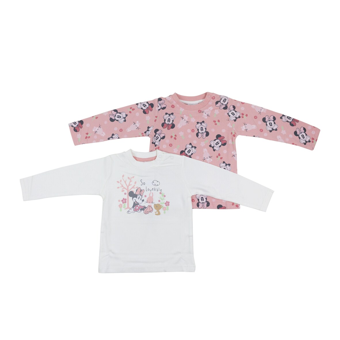 Lizenz Shirt Baby 2-Pack Minnie 86-92 - Bild 1