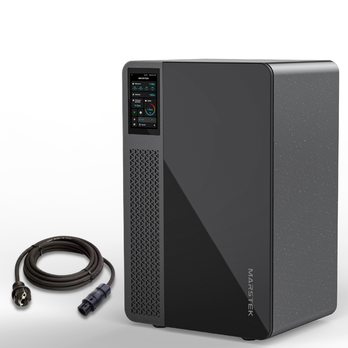 Marstek Jupiter C Solarspeicher 2,56kWh inkl. 800W Mikro-Wechselrichter, f&uuml;r Balkonkraftwerk mit Speicher, 4 MPPT Solareingang, LCD Display, Plug&Play - Bild 1