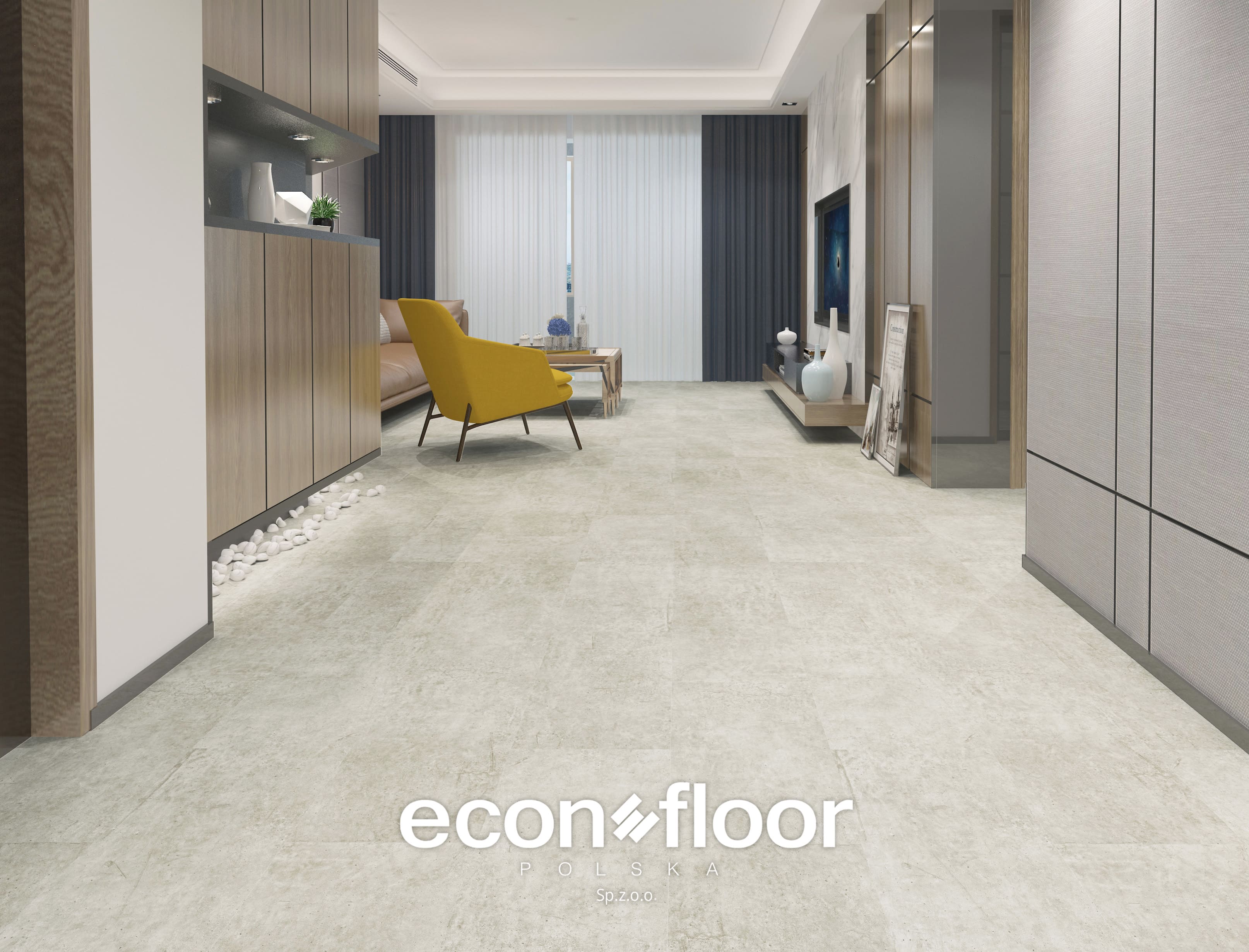 SPC VINYLBODEN La Villy 2,16qm&sup2; - Concrete - Bild 1