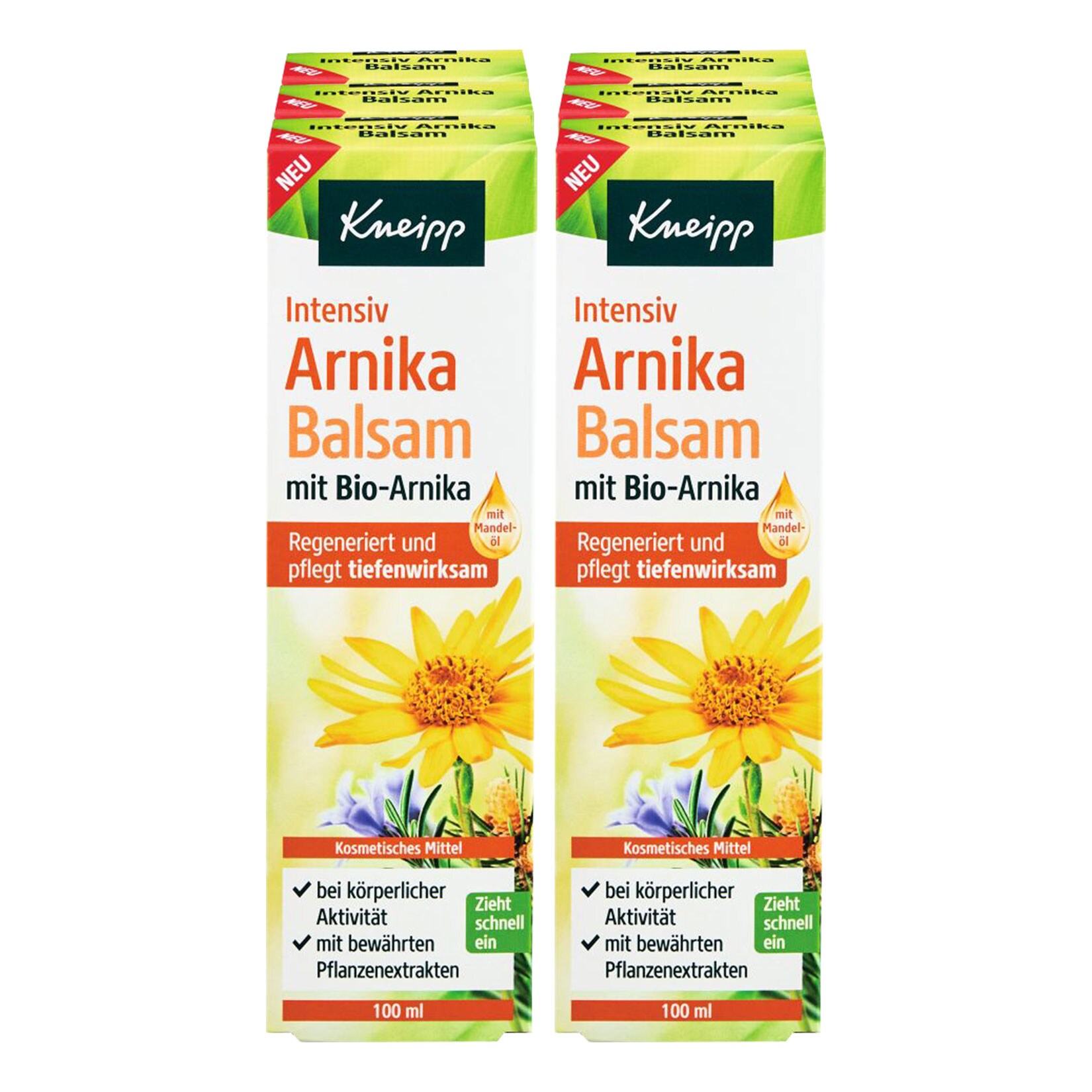 Kneipp Intensiv Arnika Balsam 100 ml, 6er Pack - Bild 1