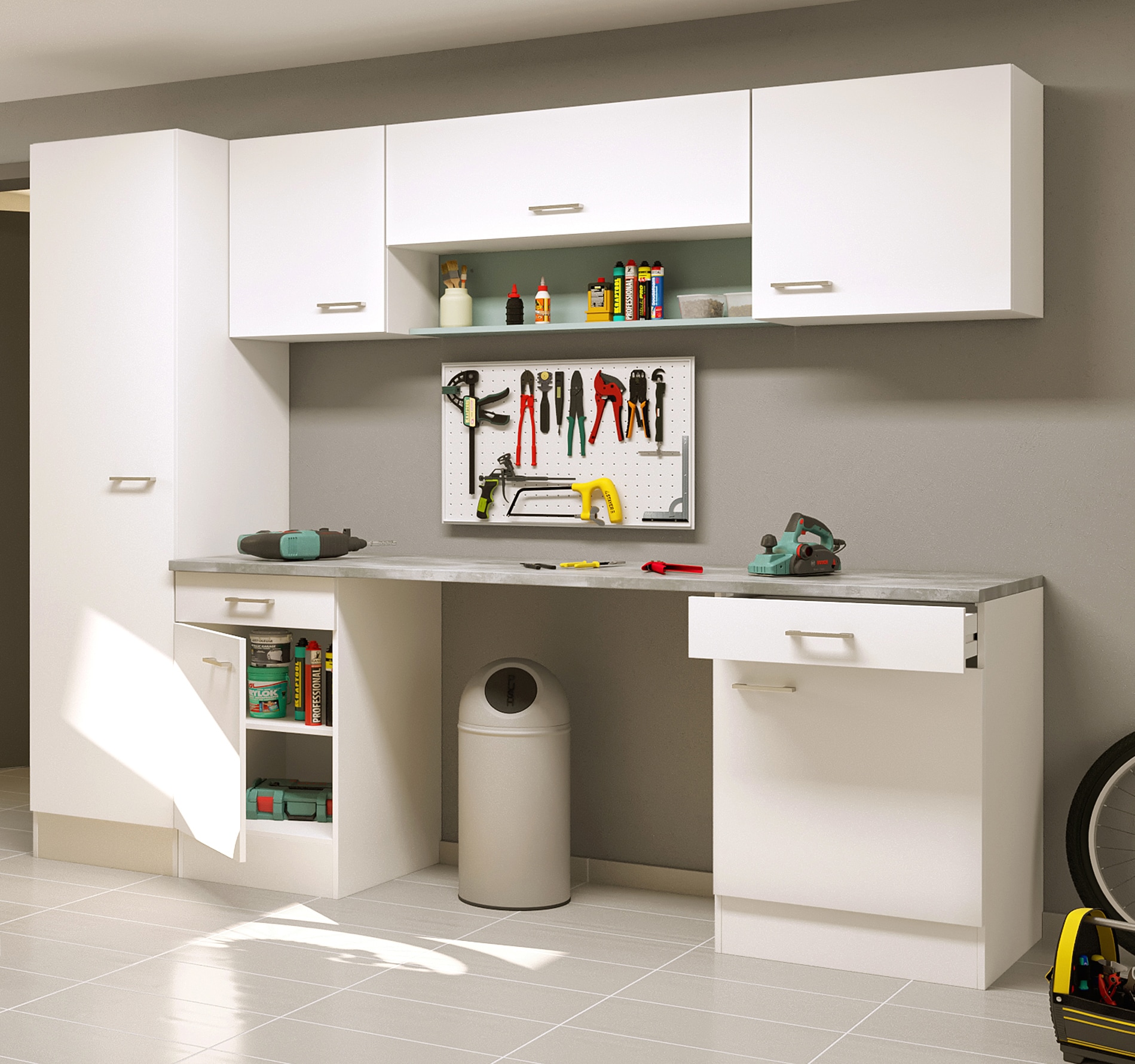 Funktionszeile Breite 260 cm L-260-2101-000-Lucca - Bild 1