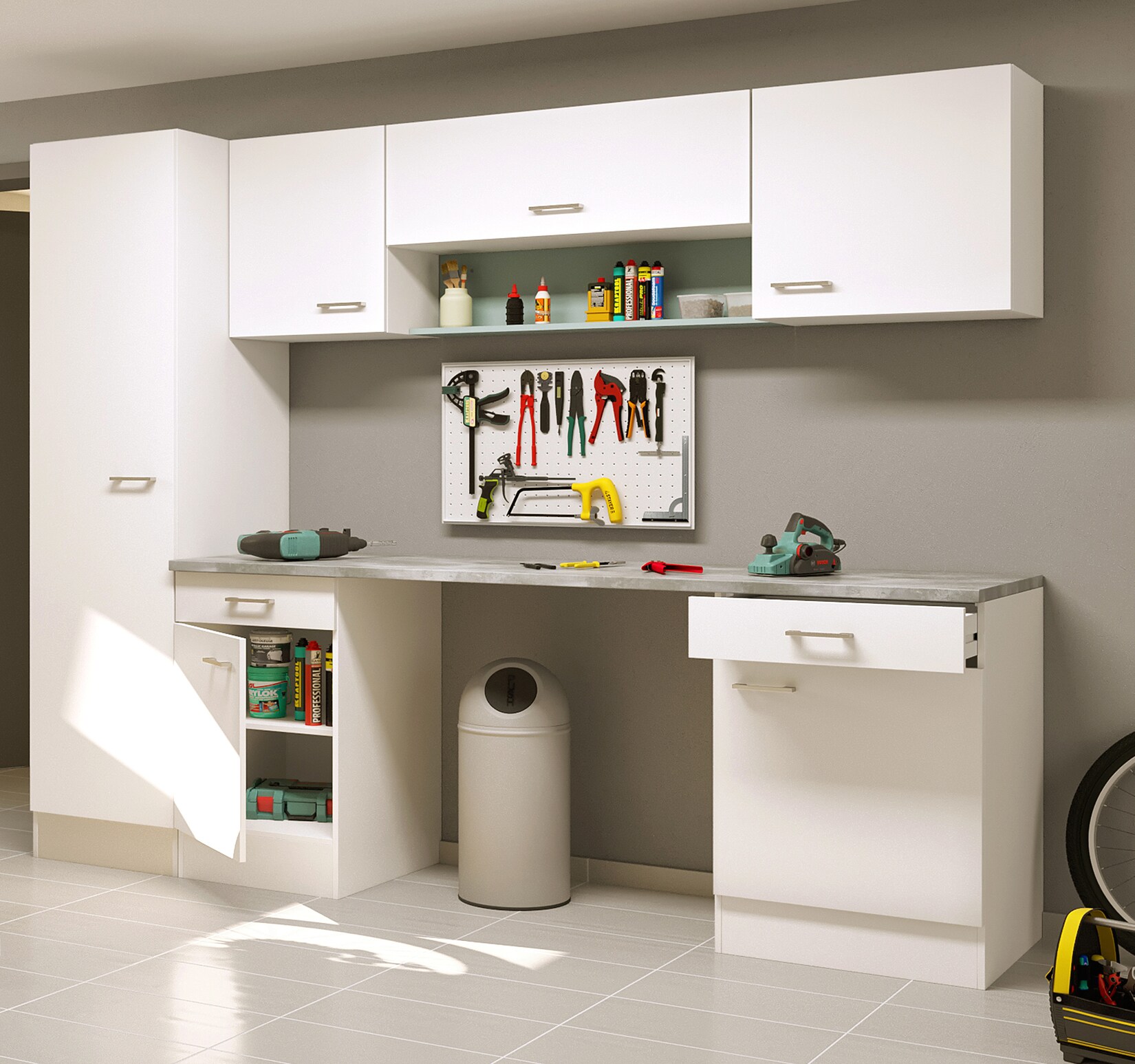 Funktionszeile Breite 260 cm L-260-2101-000-Lucca | 04047584066974