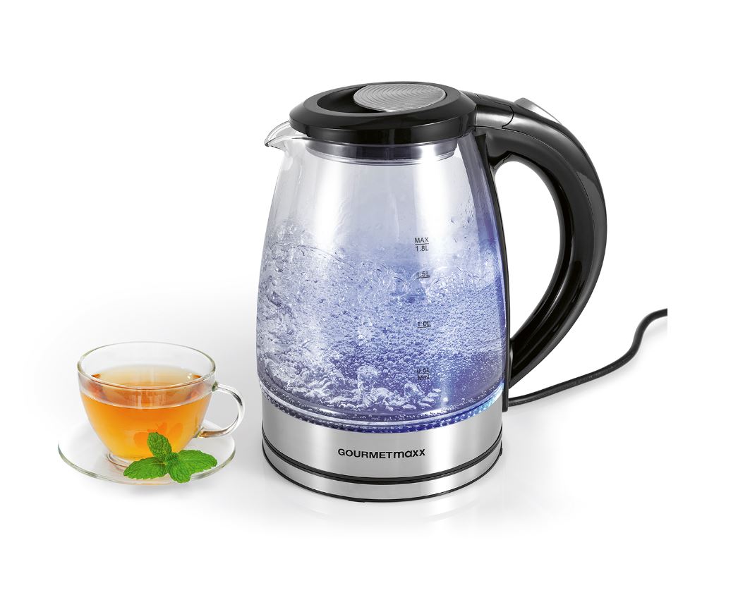 GOURMETmaxx Glas-Wasserkocher 1,8l 1800W - Bild 1