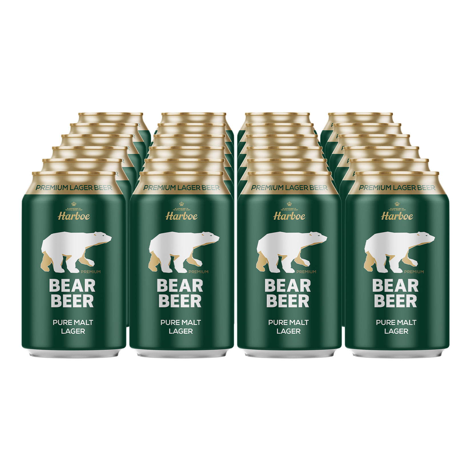 Bear Beer Premium Lager 5,0 % vol 0,33 Liter Dose, 24er Pack - Bild 1
