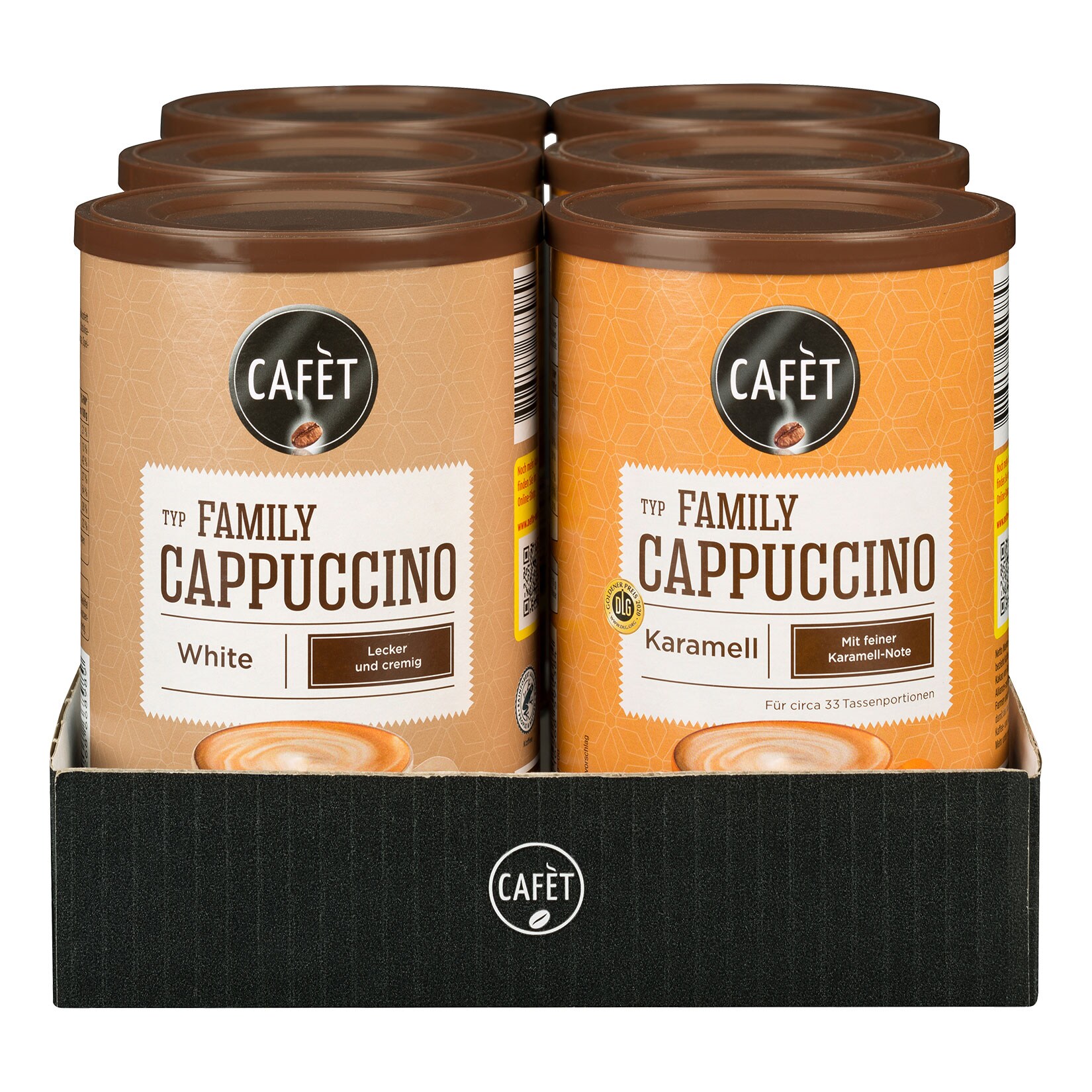 Cafet Cappuccino 500 g, verschiedene Sorten, 6er Pack - Bild 1