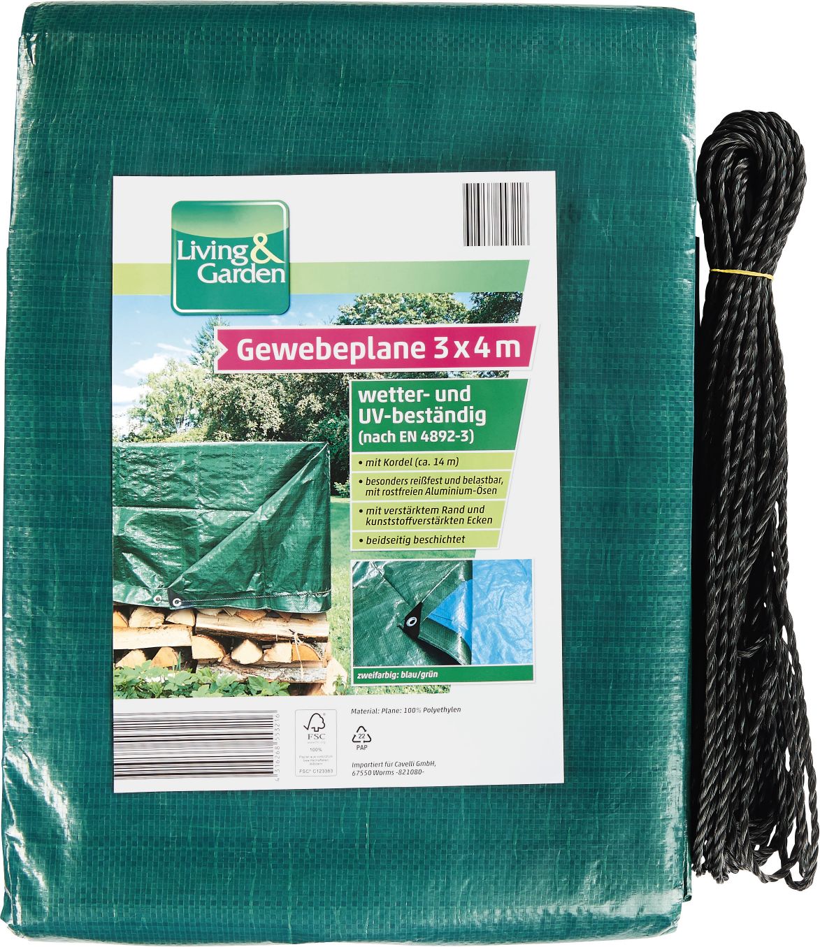 Living & Garden Gewebeplanen - 3x4m - Bild 1