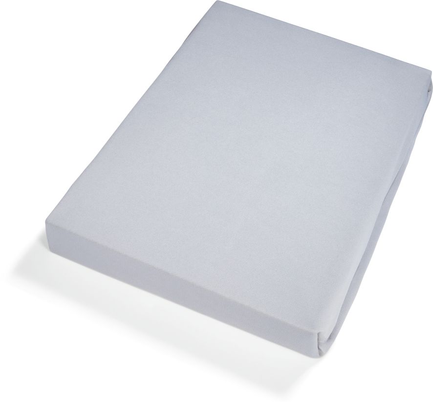 DEKOR Microfaser-Spannbettlaken 90/200-100/200 cm - grau - Bild 1