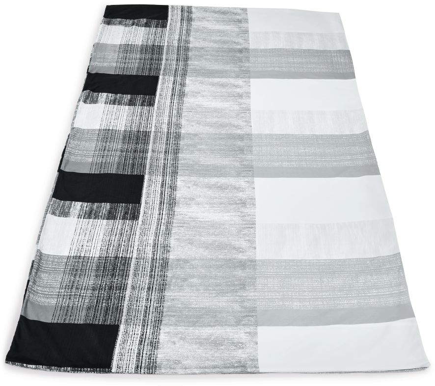 Dekor Mikrofaser Bettw&auml;sche 2-teilig - grau - Bild 1