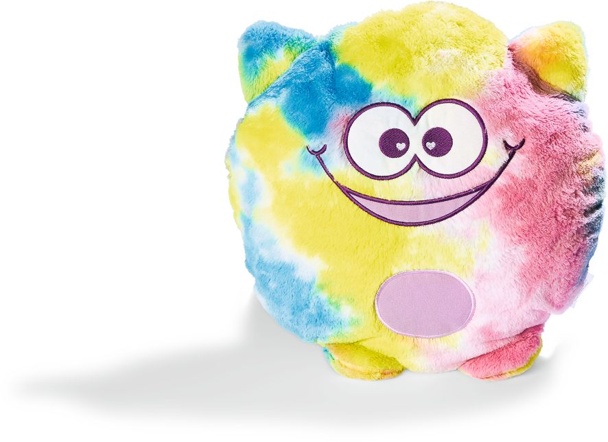 Dekor Pl&uuml;schkissen Monster bunt - Bild 1