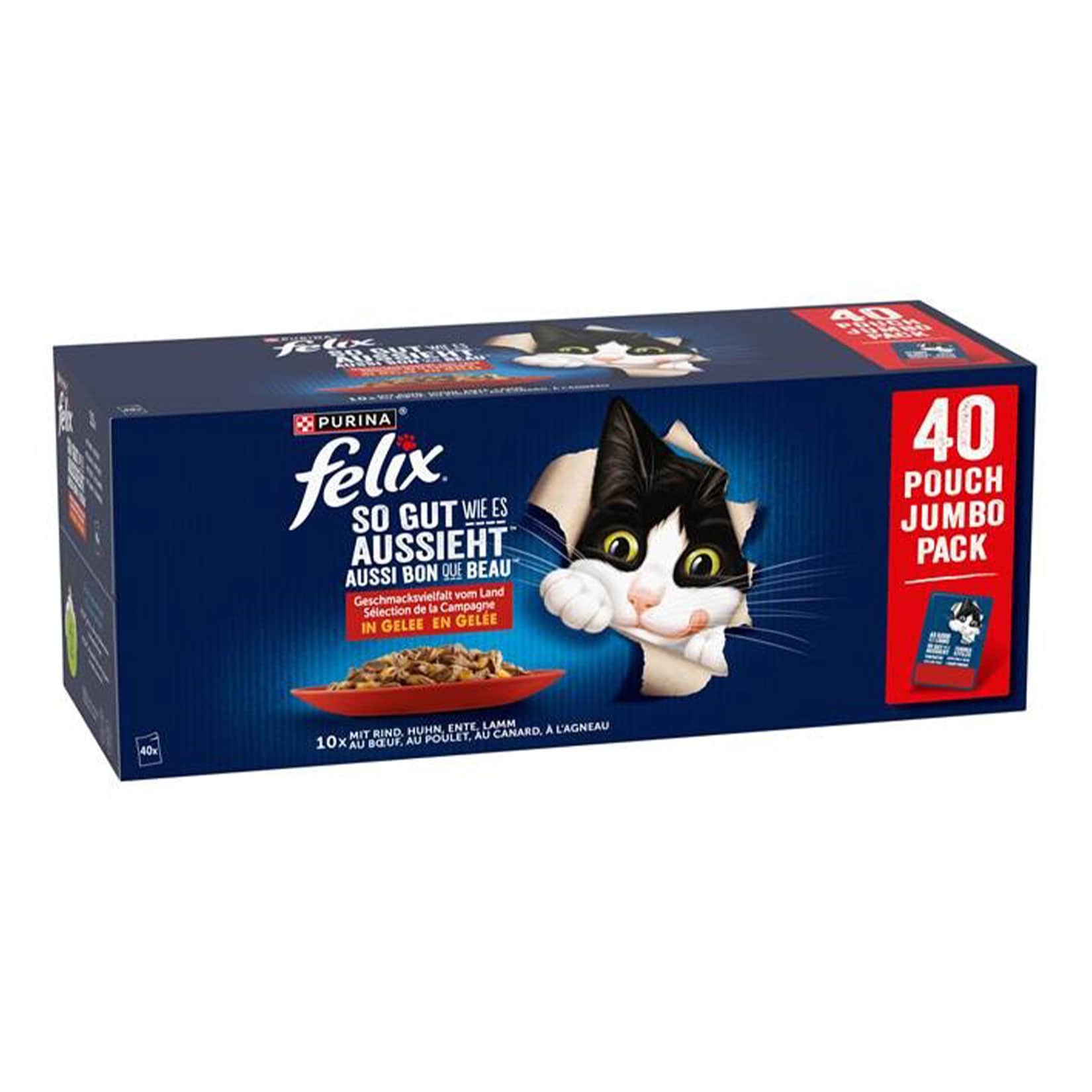 Felix Katzennahrung Doppelt Lecker 40 x 85 g - Bild 1