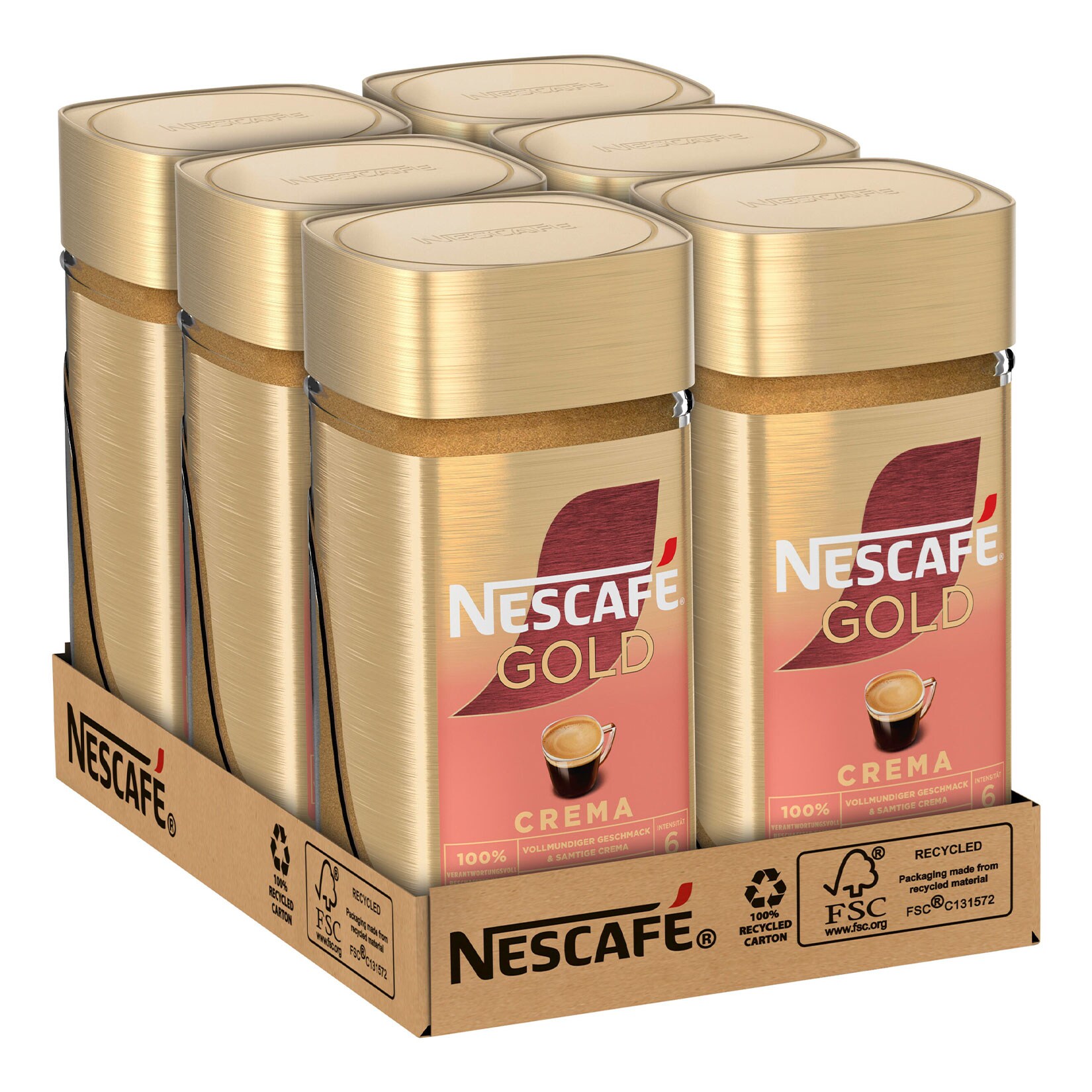 Nescaf&eacute; Gold Crema 200 g, 6er Pack - Bild 1
