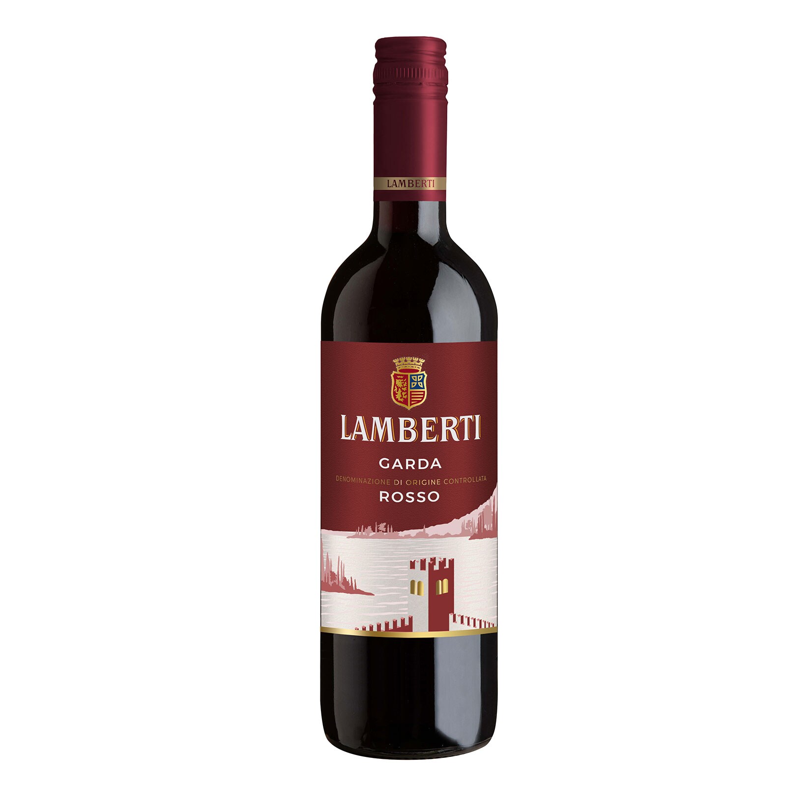 Lamberti Garda Rosso 12,0 % vol 0,75 Liter – Inhalt: 6 Flaschen | 08000160616457