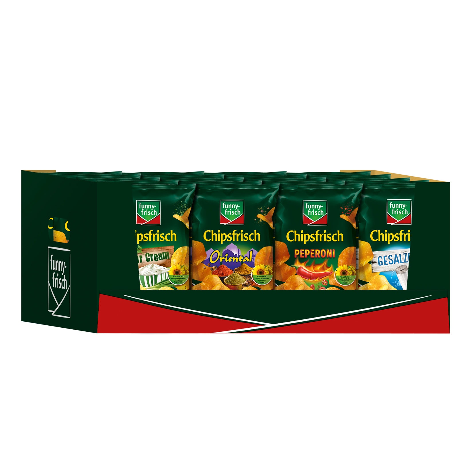 funny-frisch Chipsfrisch 150 g, verschiedene Sorten, 20er Pack - Bild 1