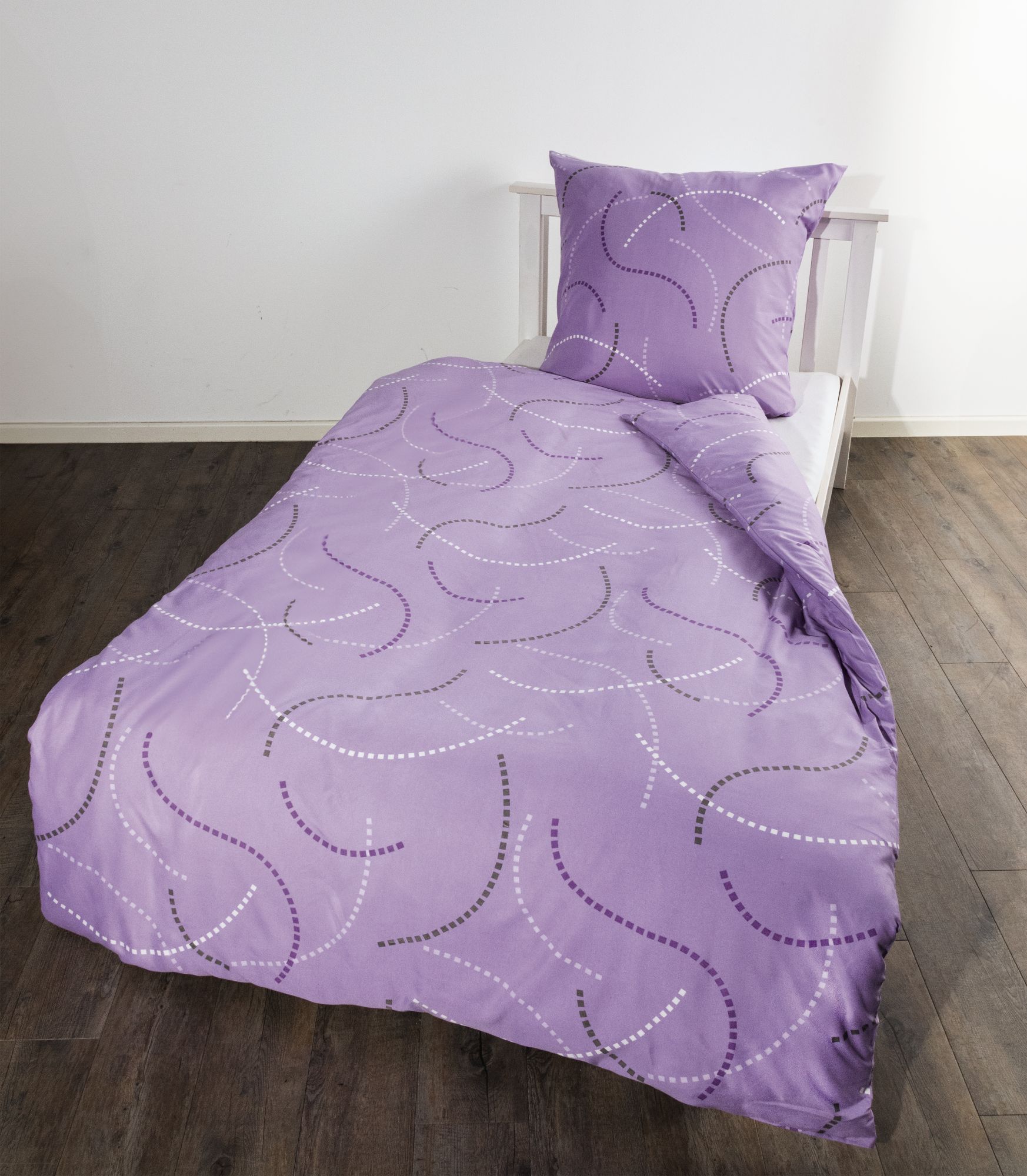 Dekor Bettw&auml;sche &Uuml;G - flieder - Bild 1