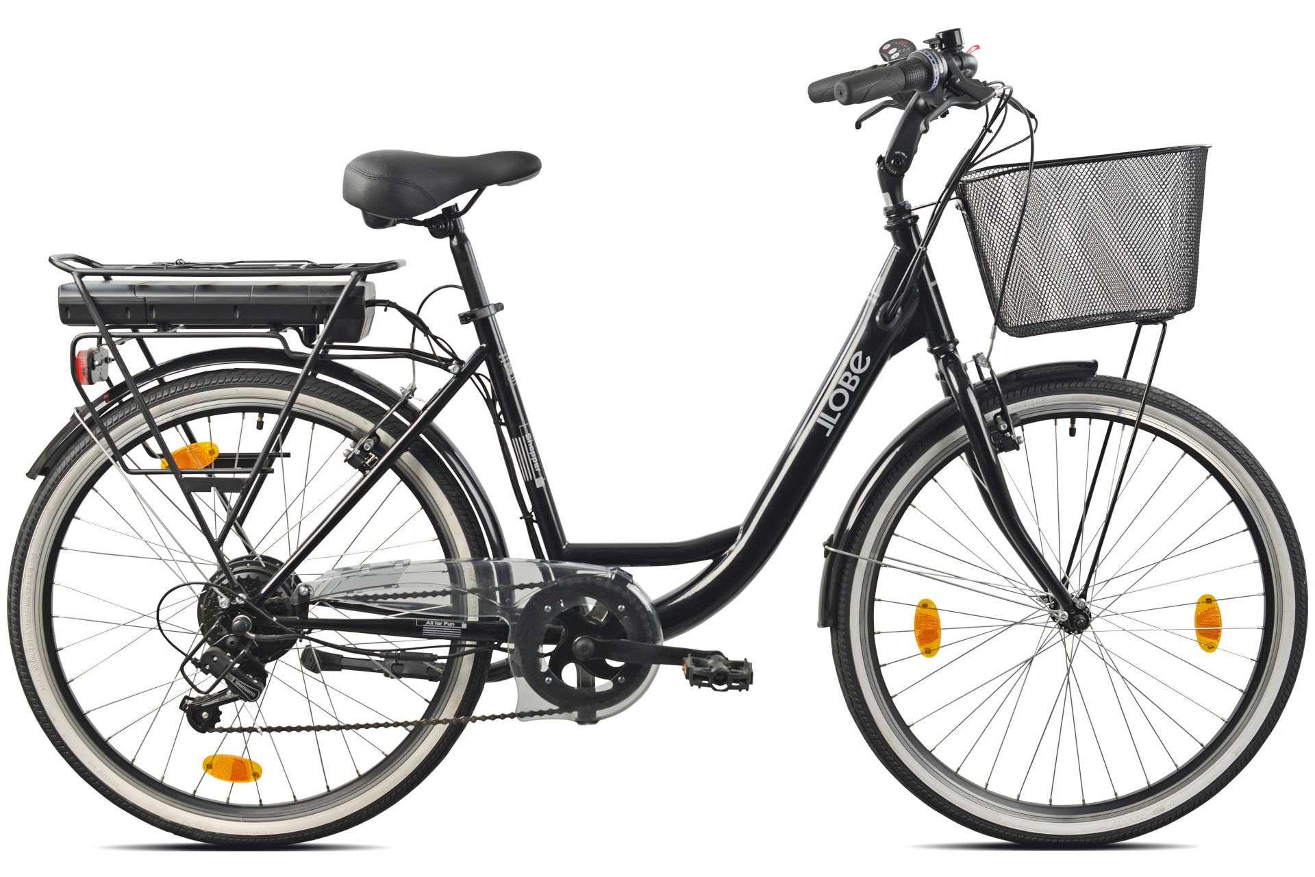 LLobe Shopper City E-Bike 26", schwarz - Bild 1