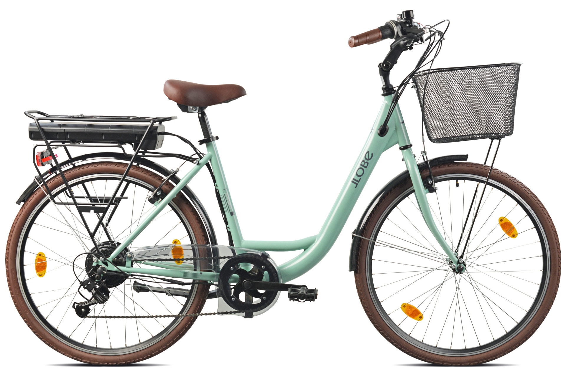 LLobe Shopper City E-Bike 26", mintgr&uuml;n - Bild 1