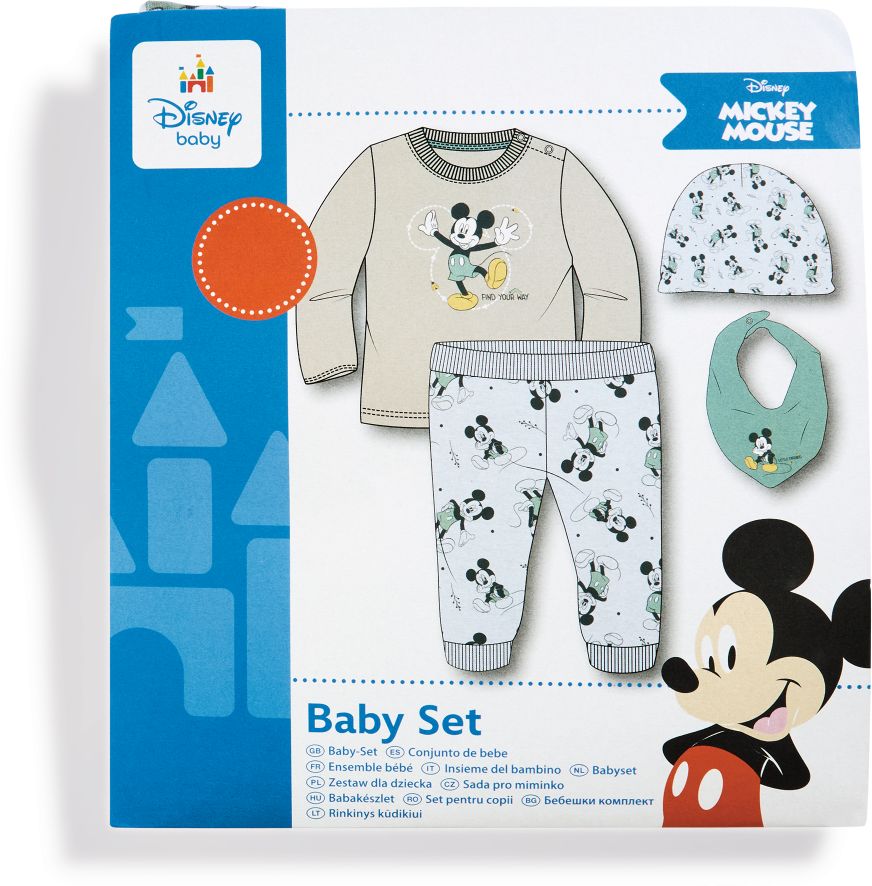 Mickey Mouse Baby 4er Set, Gr. 74/80 - Bild 1