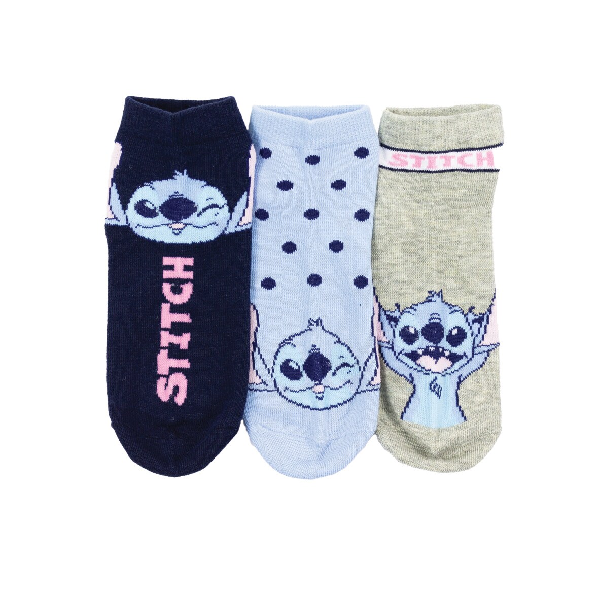 Damen Socken 3er Pack -  Lilo & Stich - Gr. 35/38 - Bild 1